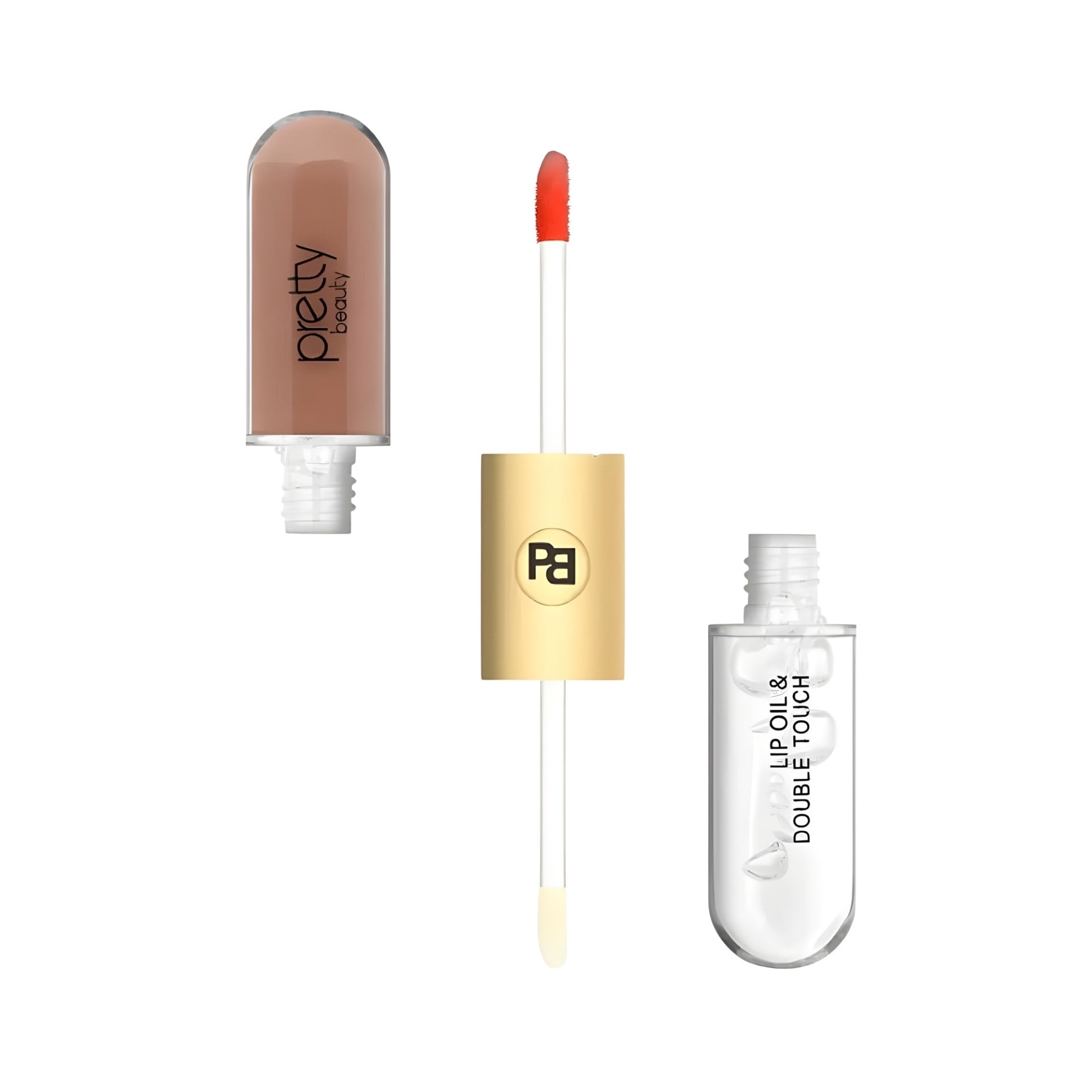 Parlatıcı - Lip GlossPretty BeautyPretty Beauty Lip Oil & Double Touch 02 PB-408A