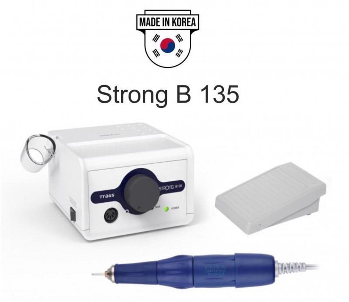 Protez Tırnak & Nail ArtSaeshinSaeshin Strong B135 Tırnak Freze Makinesi 40.000 RPM