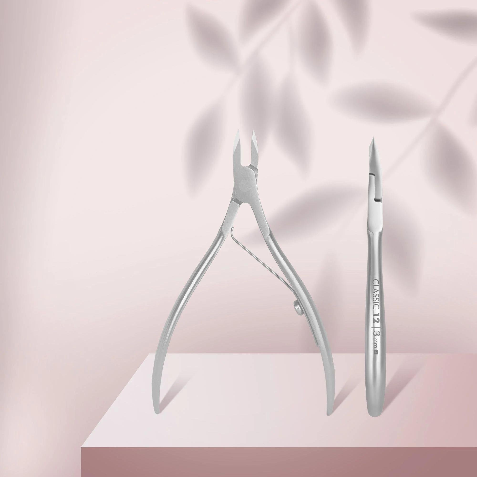 Staleks Pro Classic NC-12-3 paslanmaz çelik profesyonel tırnak eti pensi – manikür ve pedikür için yüksek kaliteli alet