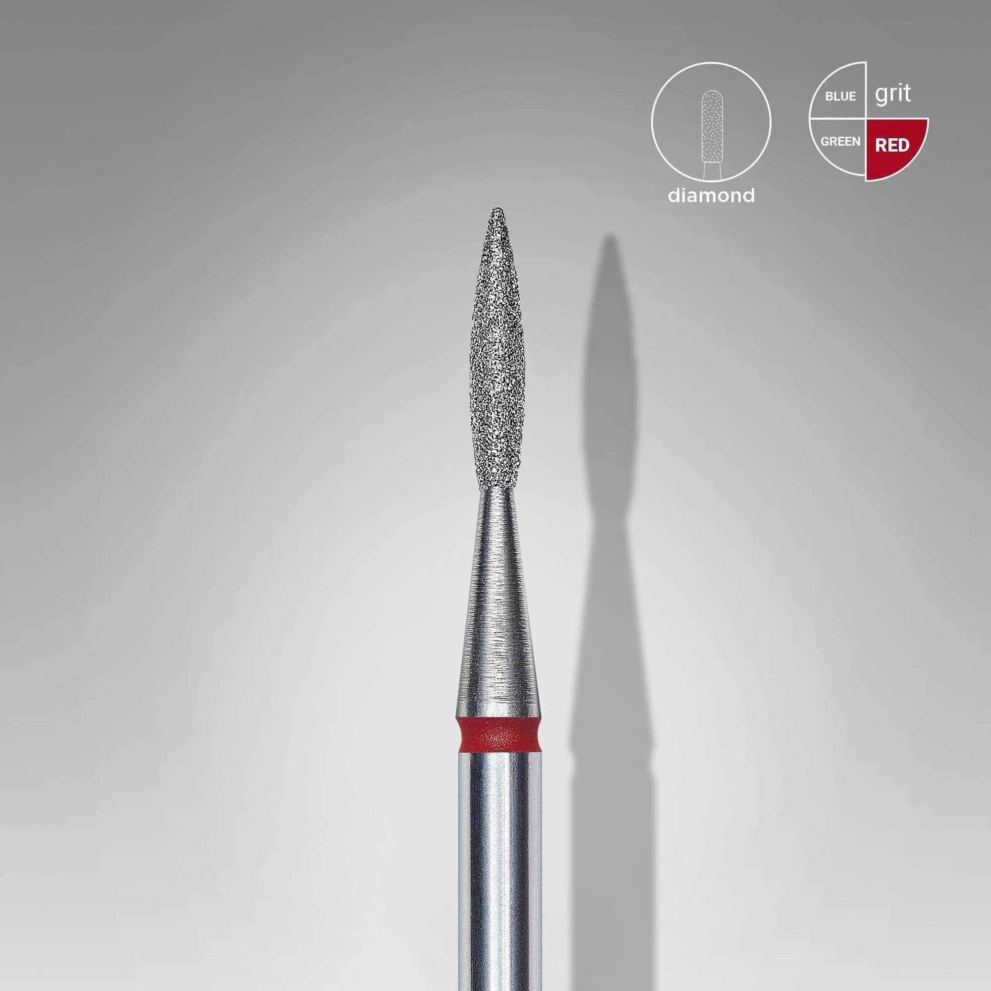Staleks Pro Elmas Silindir Alev Freze Kırmızı FA11R016/8