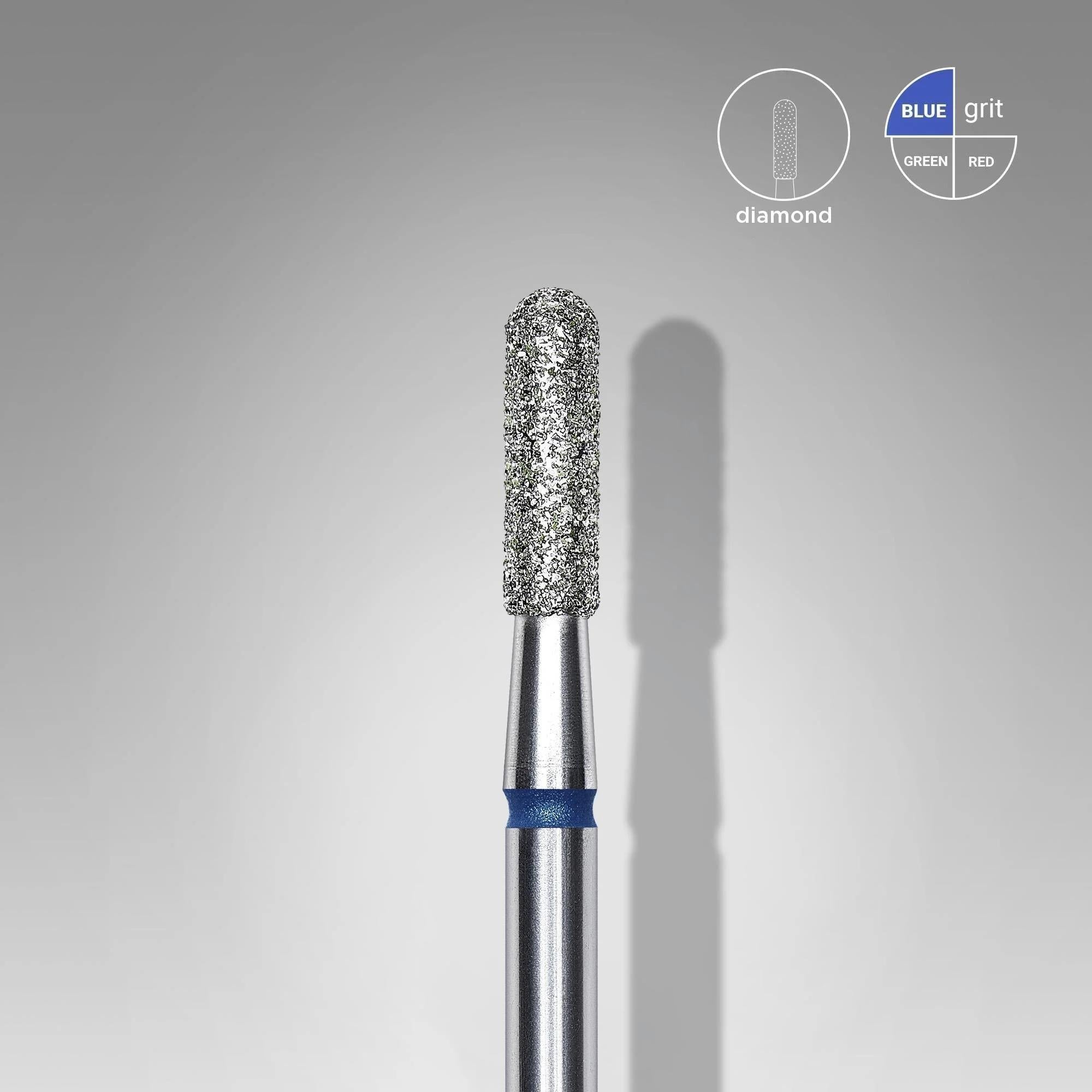 Staleks Pro Elmas Yarı Silindir Freze Mavi FA30B023/8