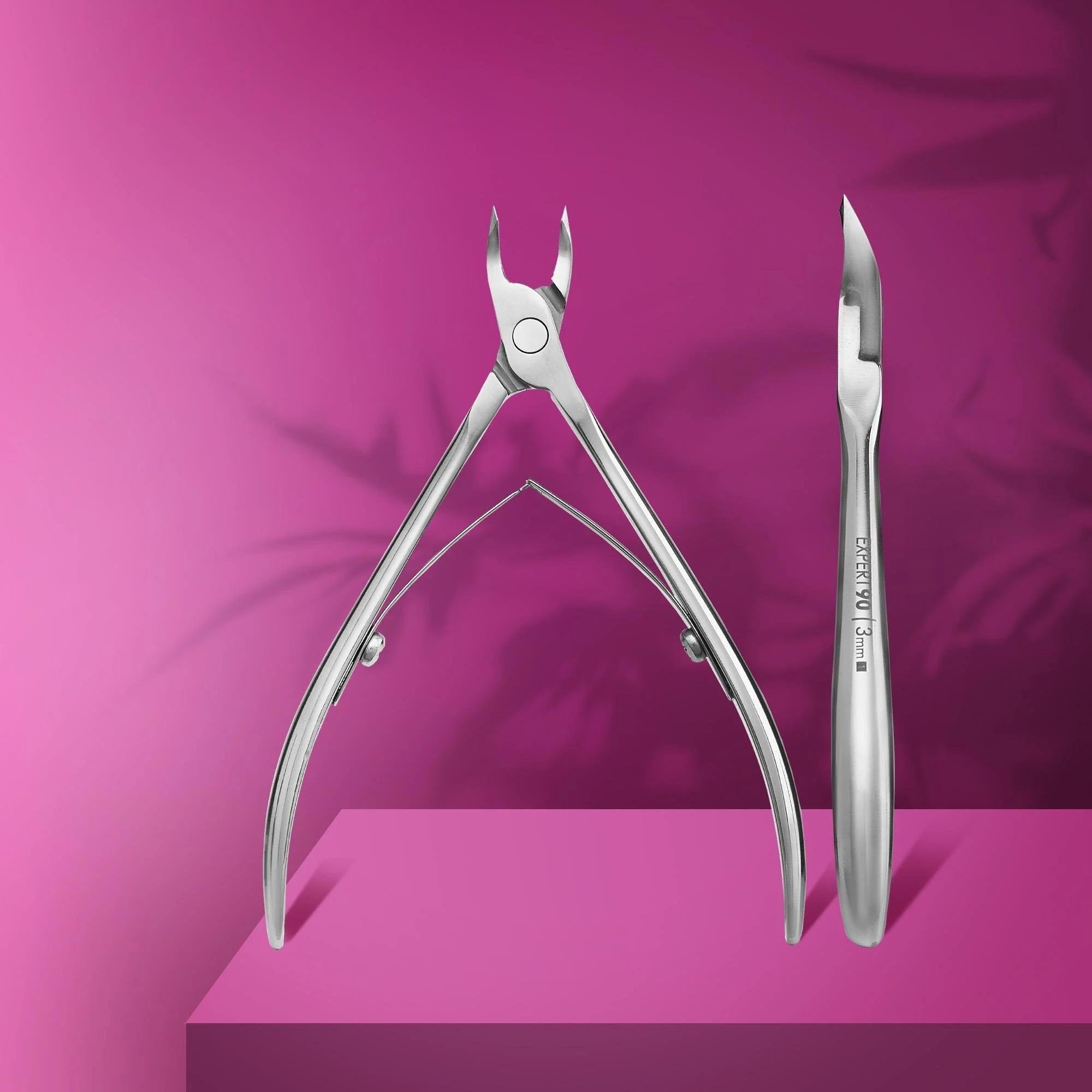 Staleks Pro Expert NE-90-3 paslanmaz çelik tırnak eti pensi – hassas ve ergonomik tasarım
