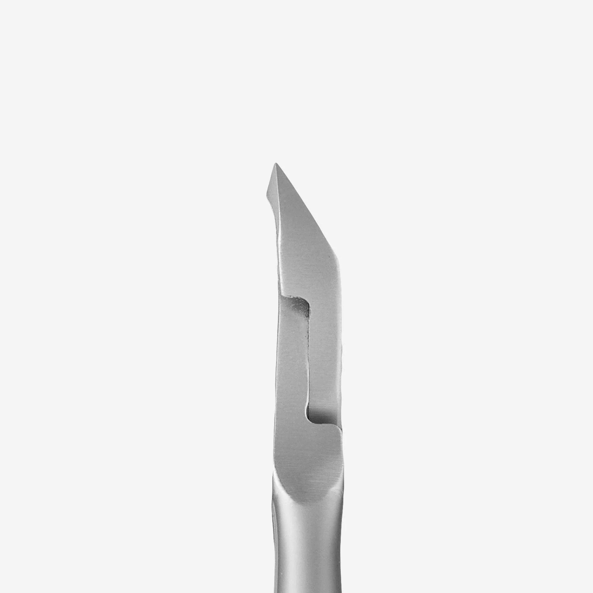 Staleks Pro Smart NS-30-3 paslanmaz çelik tırnak eti pensi – 3 mm bıçak, ergonomik büyük eğri sap, profesyonel manikür ve pedikür