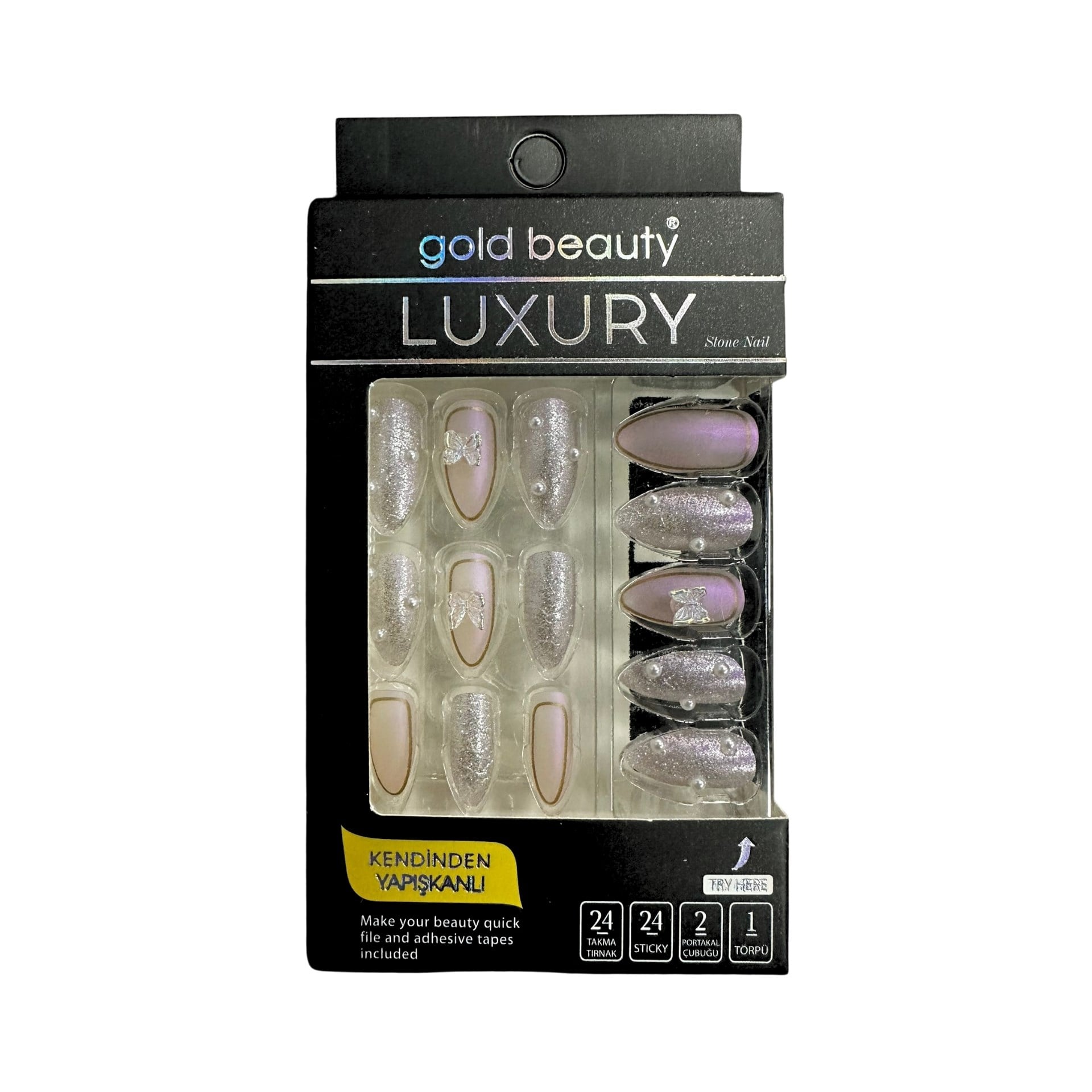 Takma TırnakGold BeautyGold Beauty Takma Tırnak EP-1525-13