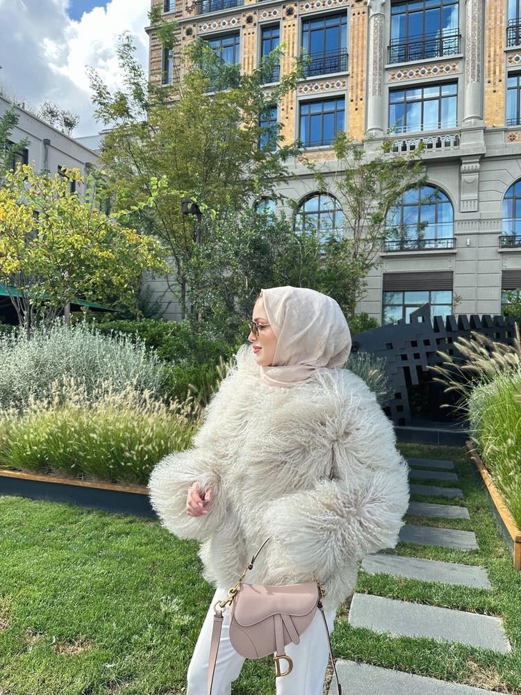 Shearling Kürk Ekru