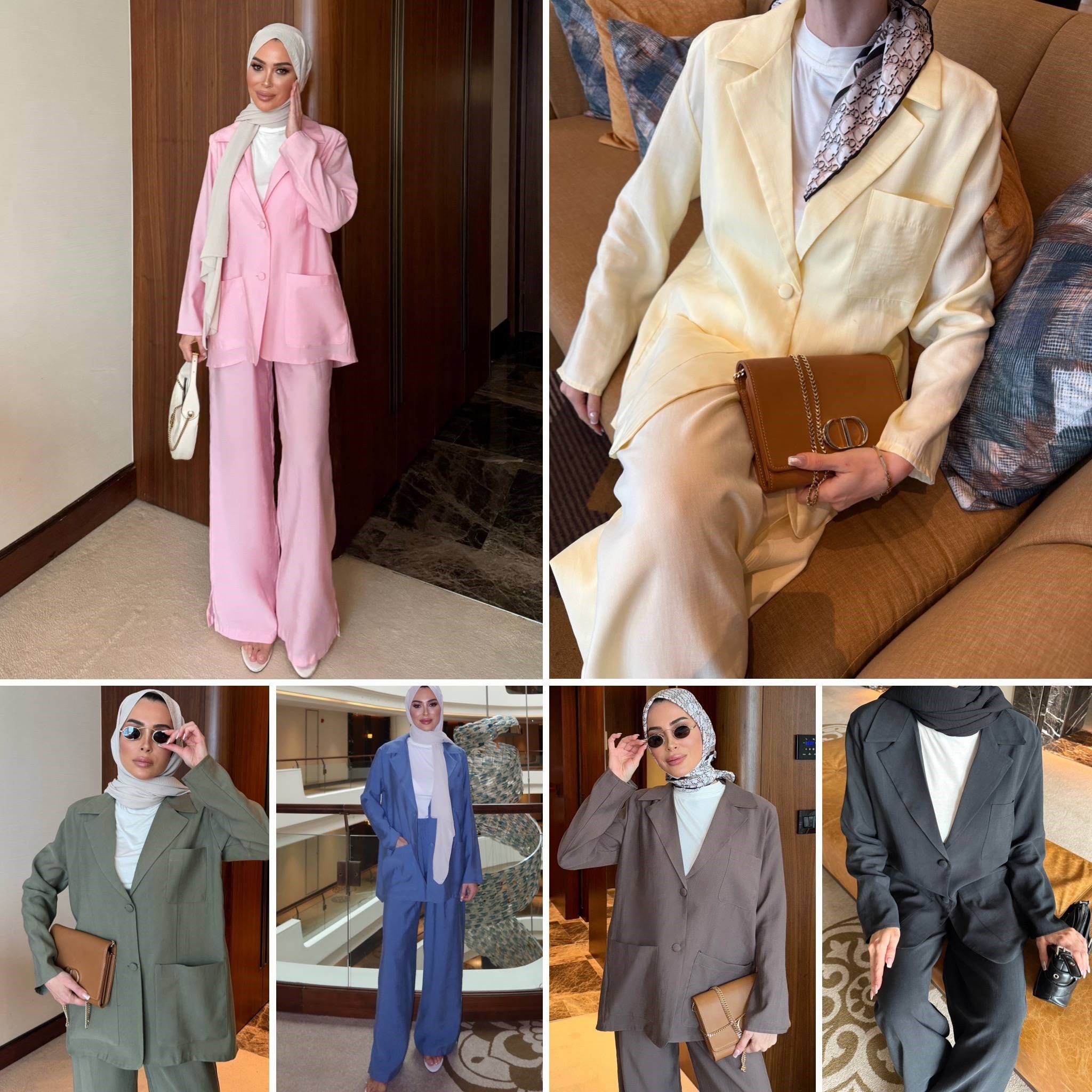 Tensel Suit Takım /Kahverengi