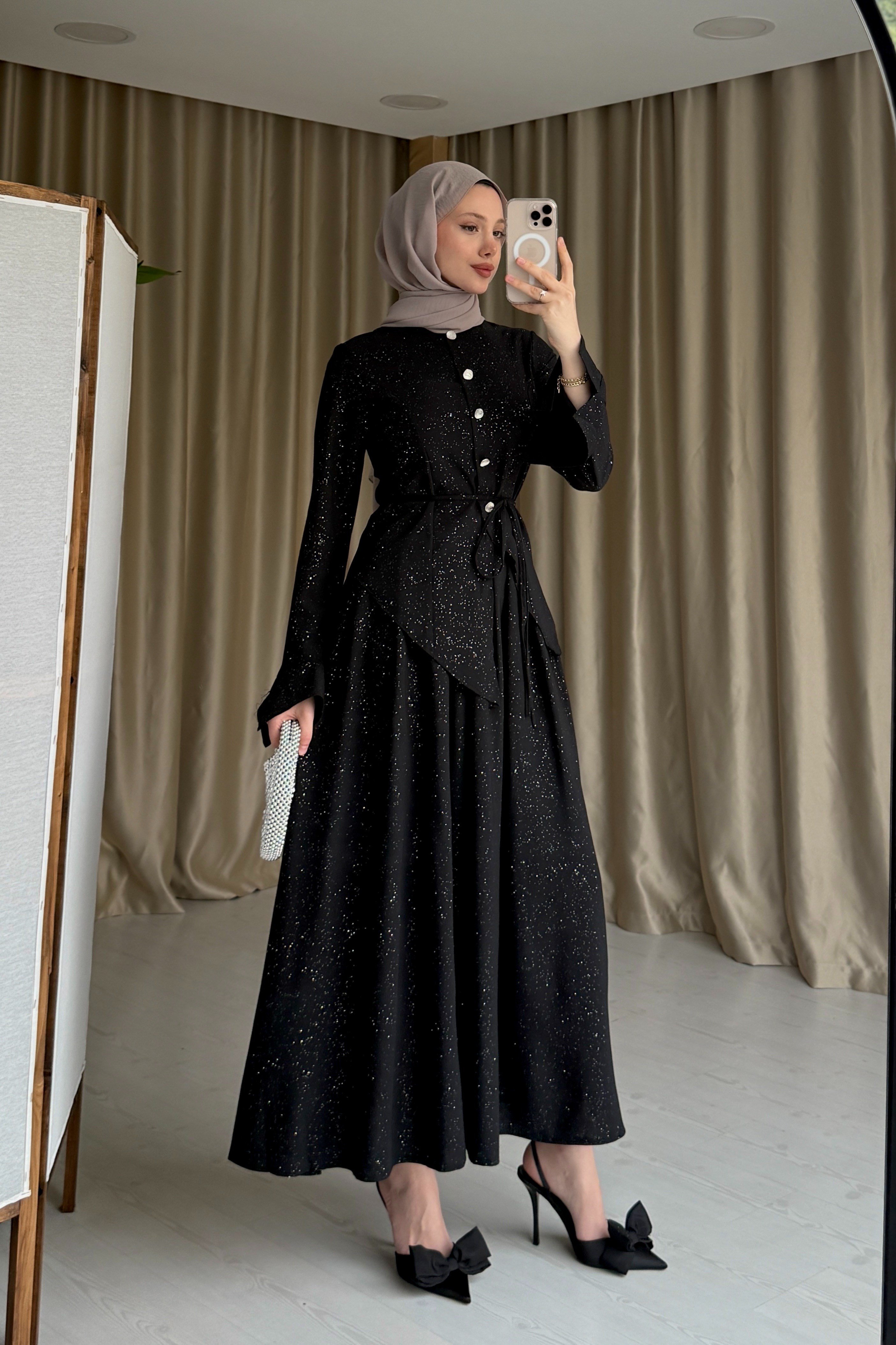 ASTERA IŞILTILI TAKIM - SİYAH