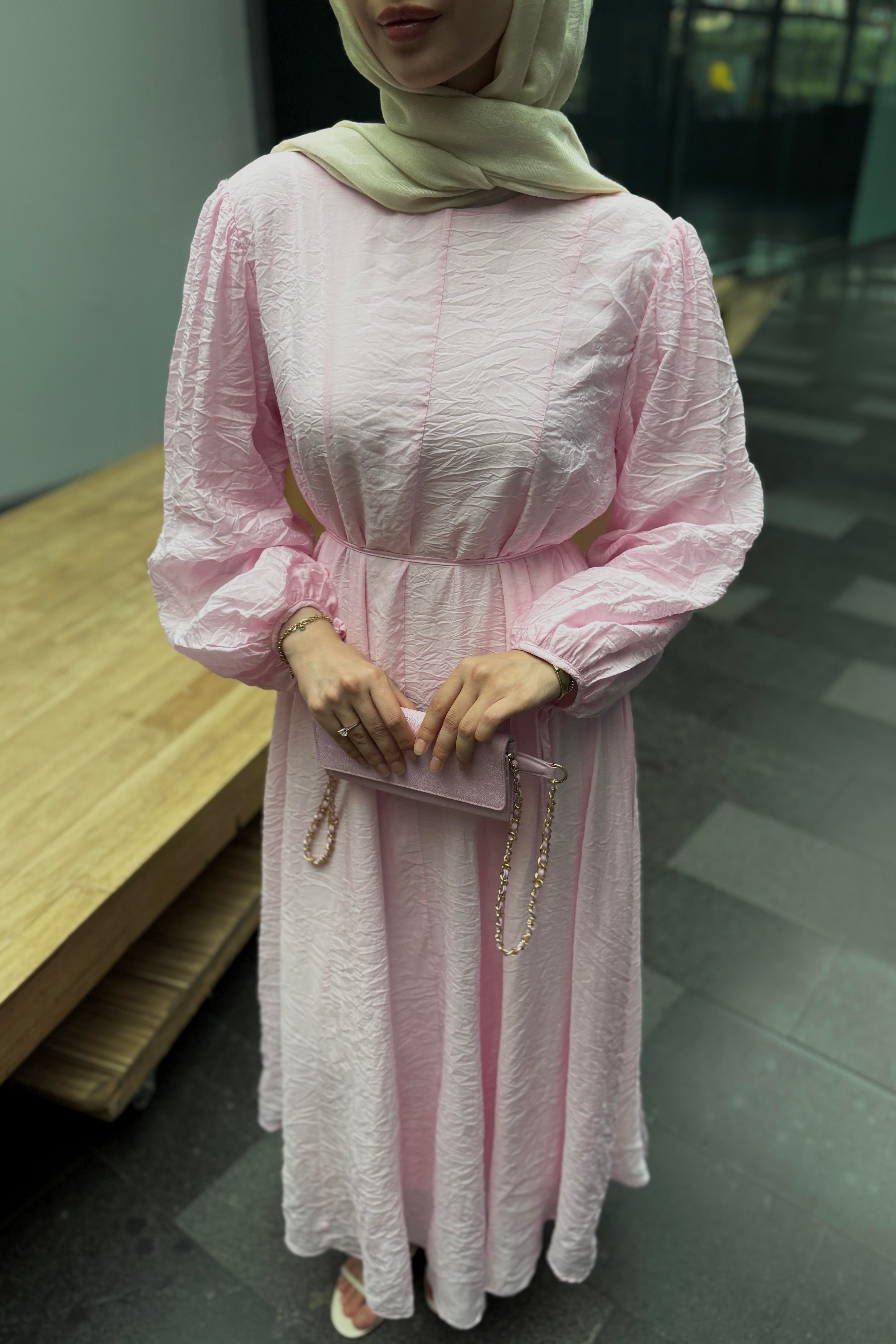 LUNA ELBİSE - PEMBE