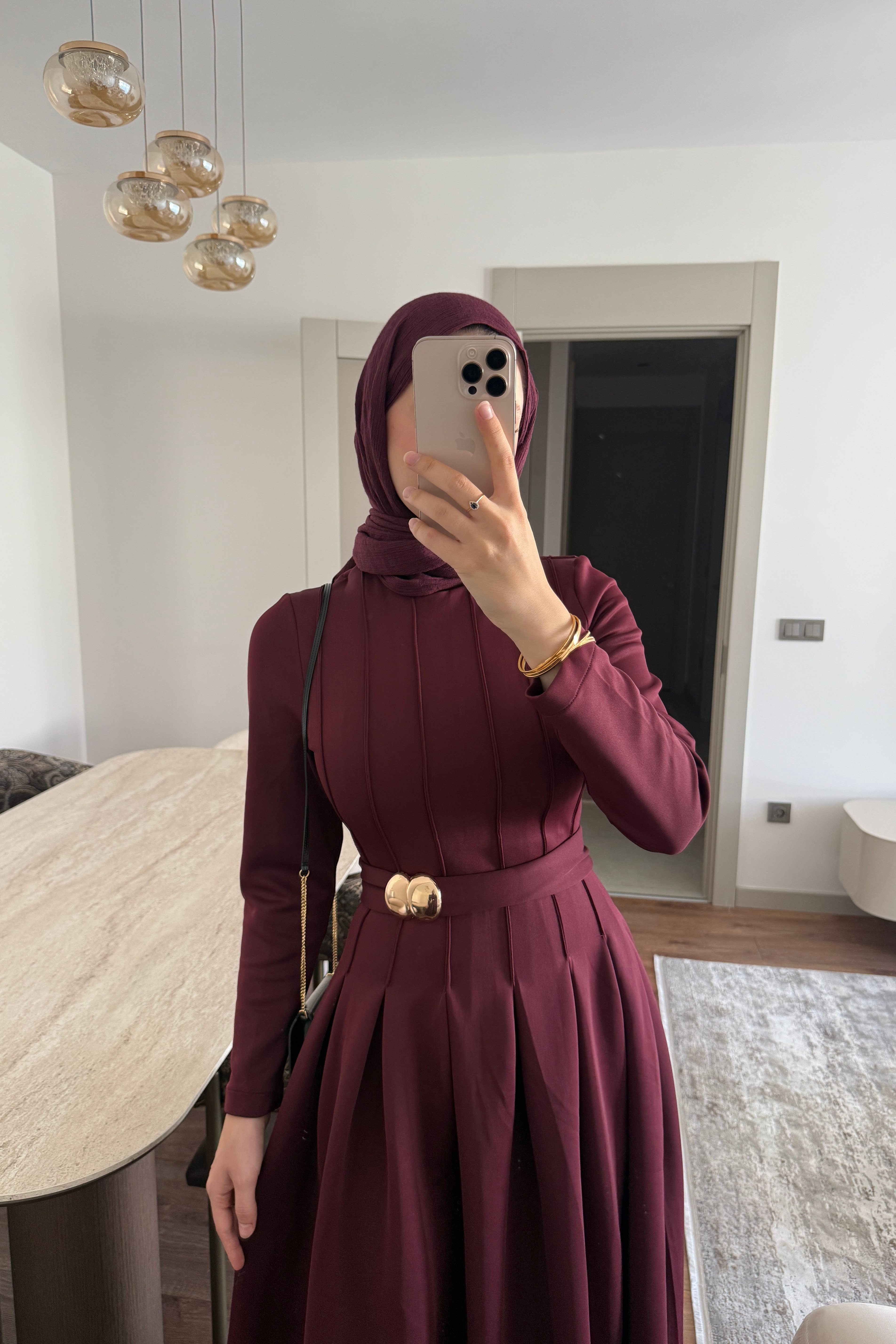 MARRY ELBİSE - BORDO