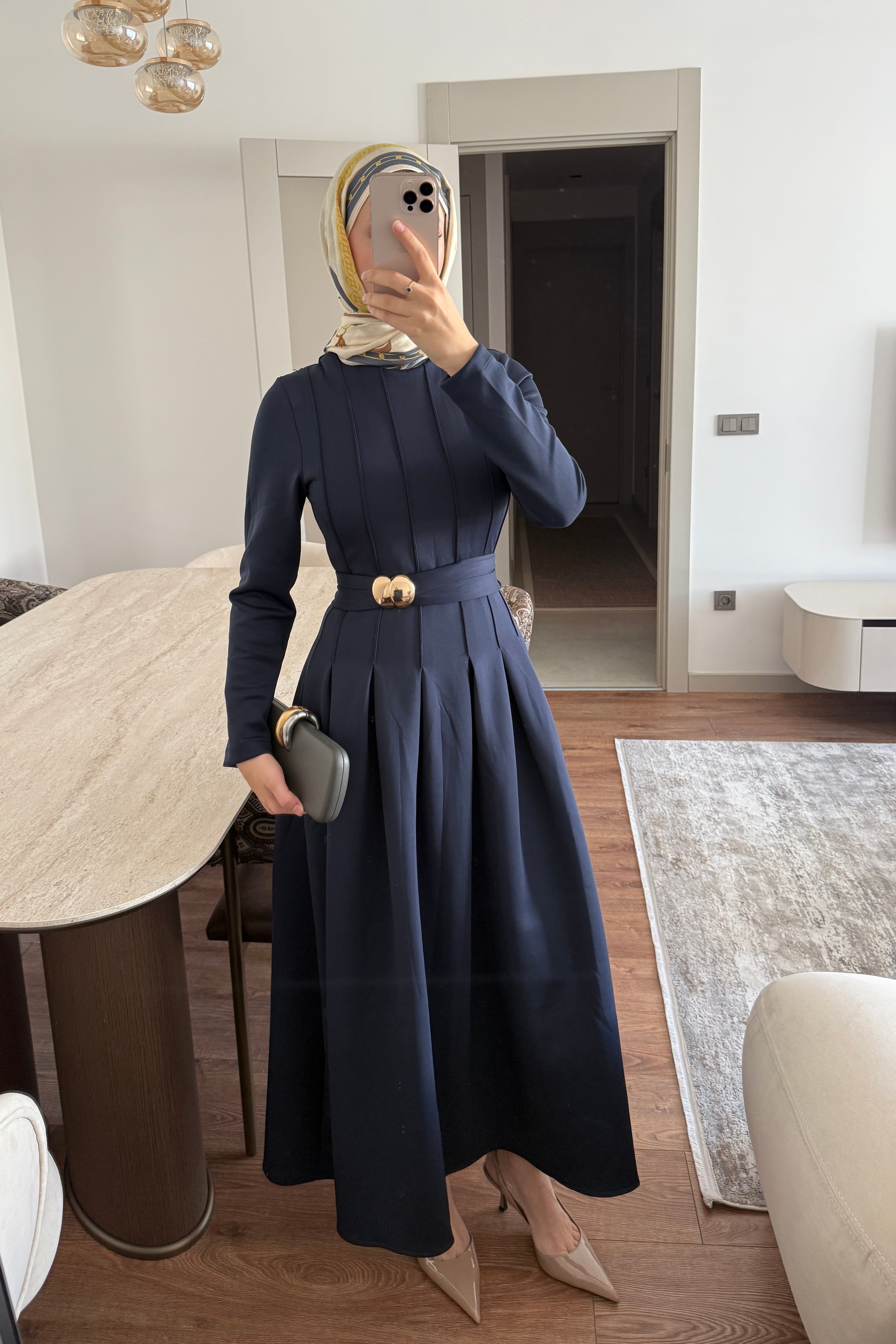MARRY ELBİSE - LACİVERT