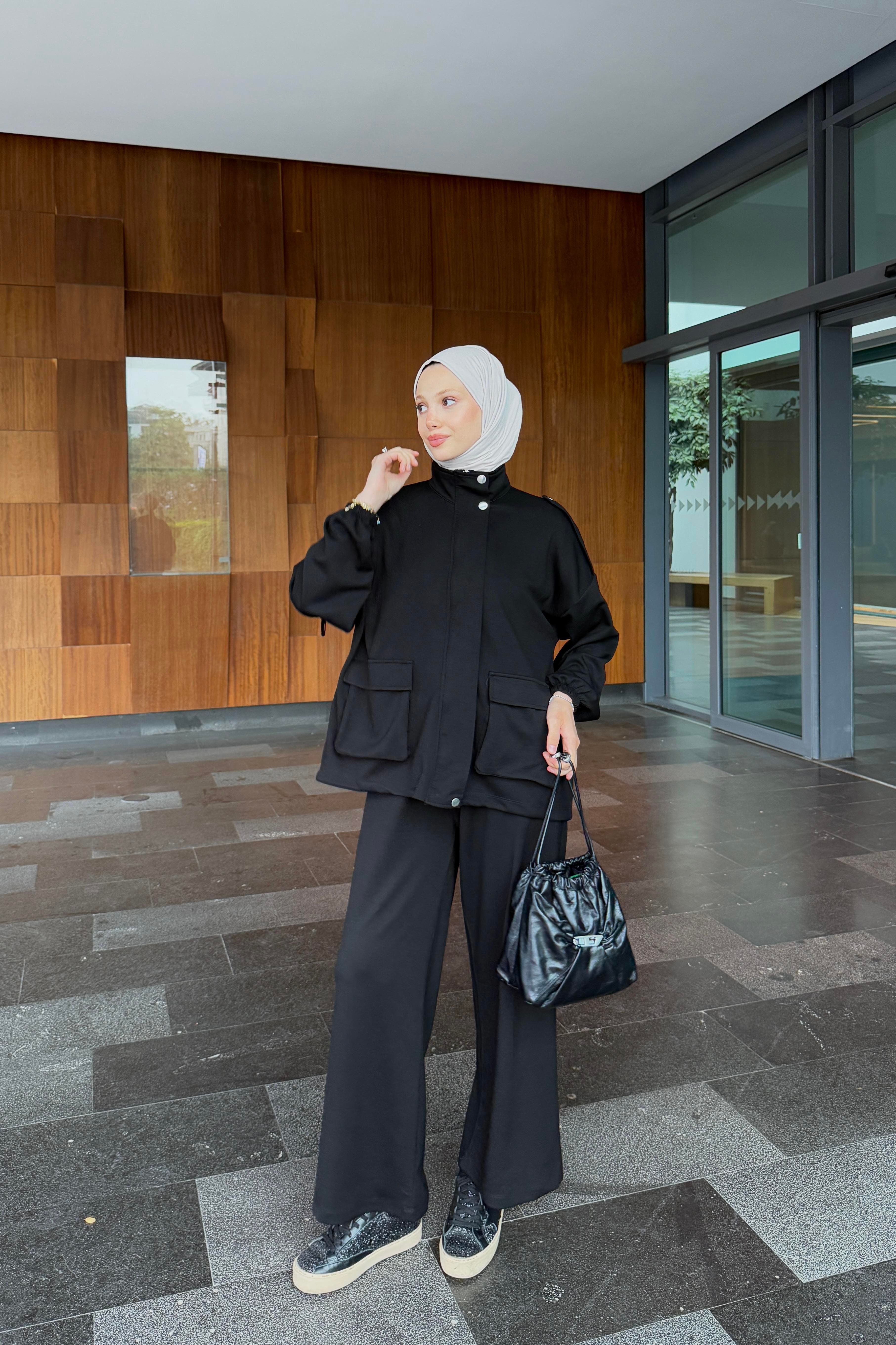 OYSHO BOMBER TAKIM - SİYAH