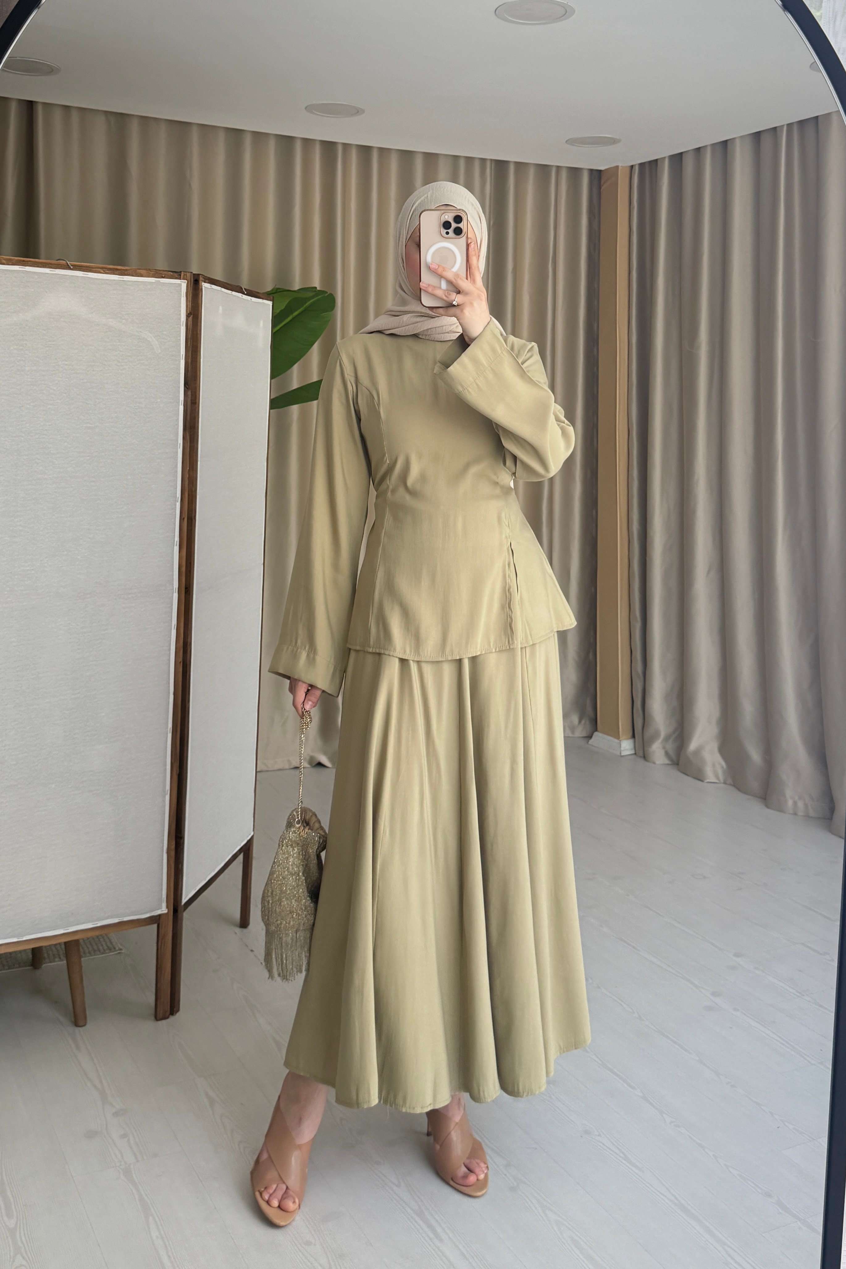 PEPLUM ETEKLİ TAKIM - ÇAĞLA