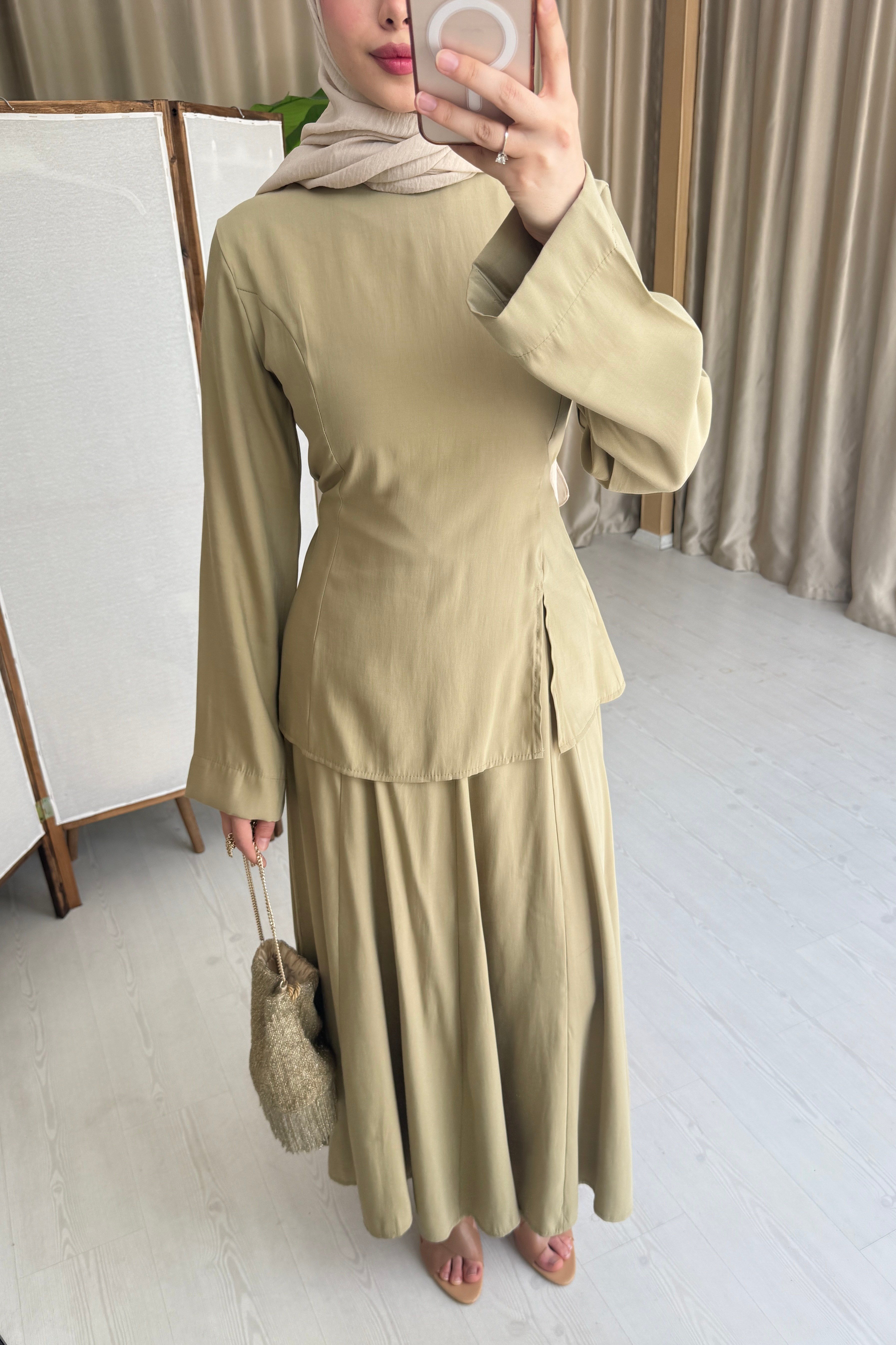 PEPLUM ETEKLİ TAKIM - ÇAĞLA