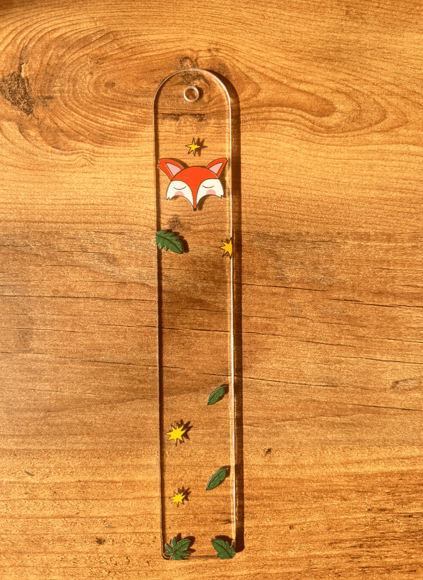 Hayvan Figürlü Kitap Ayracı | Kawaii Tasarım Akrilik Ayraç 