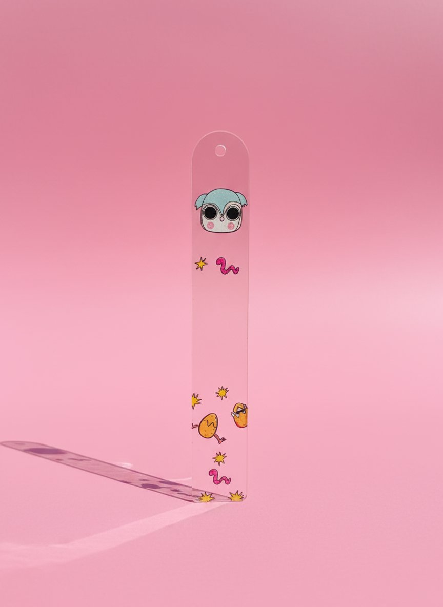 Hayvan Figürlü Kitap Ayracı | Kawaii Tasarım Akrilik Ayraç 