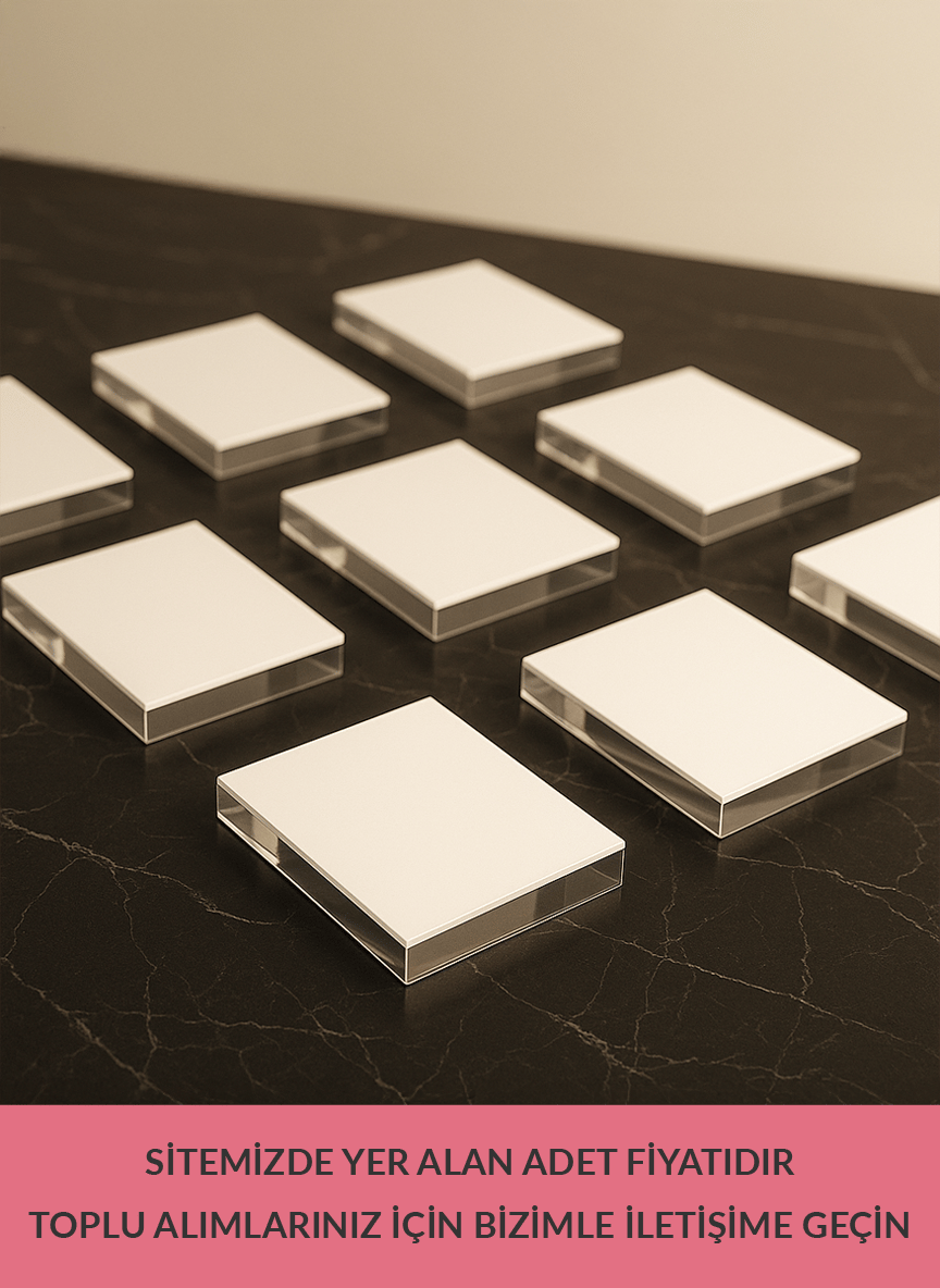 Kozmetik Pleksi Blok – Modern & Minimal Ürün Sergileme Bloğu