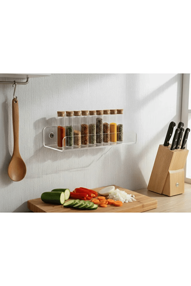 STANDORA | Minimalist Baharat Rafı (20×10 cm)