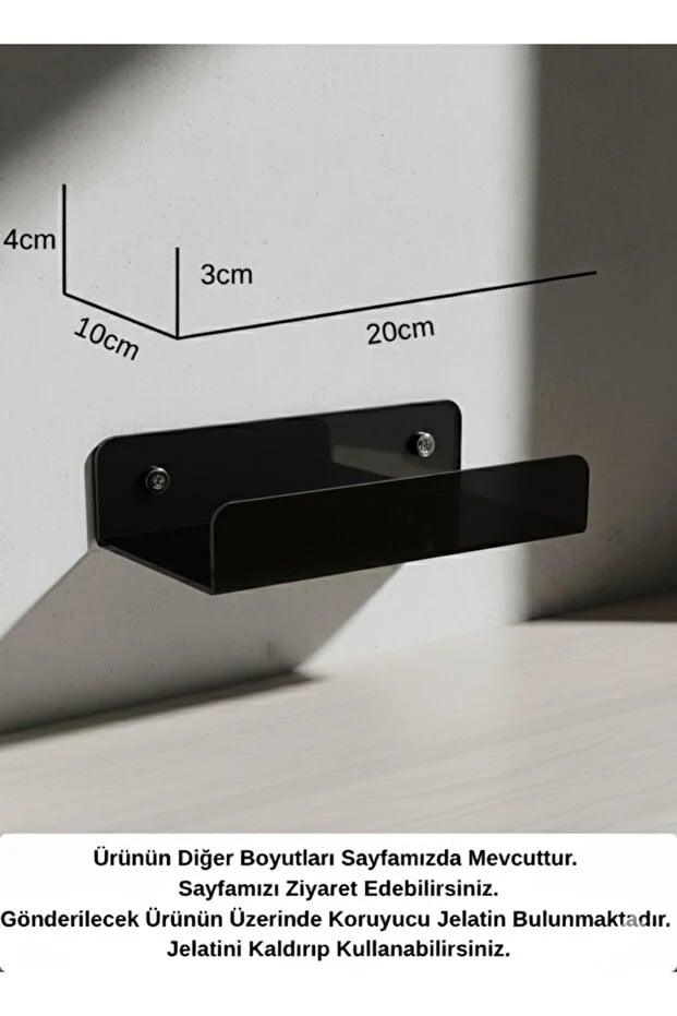 STANDORA | Minimalist Baharat Rafı (20×10 cm)