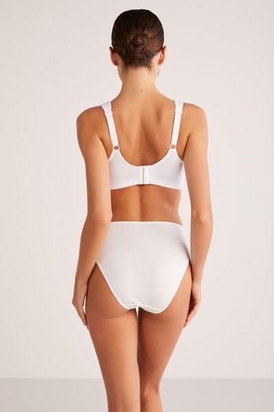 Basic 2 Li Pamuk Slip - Beyaz