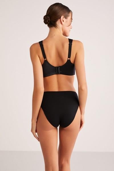 Basic 2 Li Pamuk Slip - Siyah