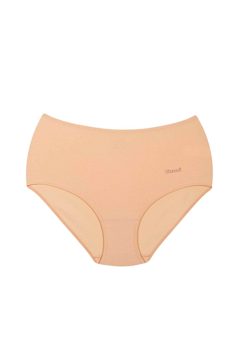 Basic Maxi Yüksek Bel 2 Li Pamuk Slip - Ten