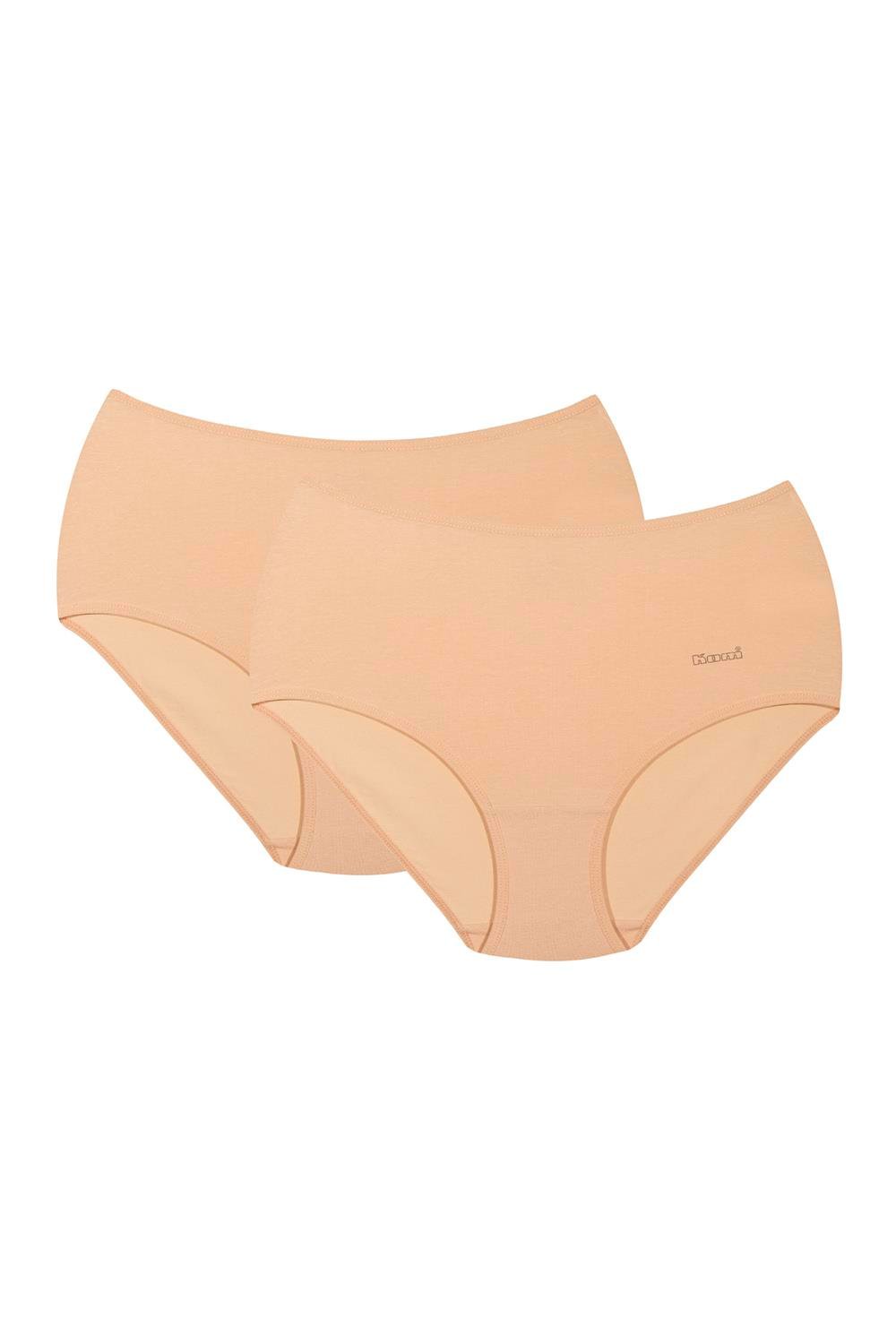 Basic Maxi Yüksek Bel 2 Li Pamuk Slip - Ten