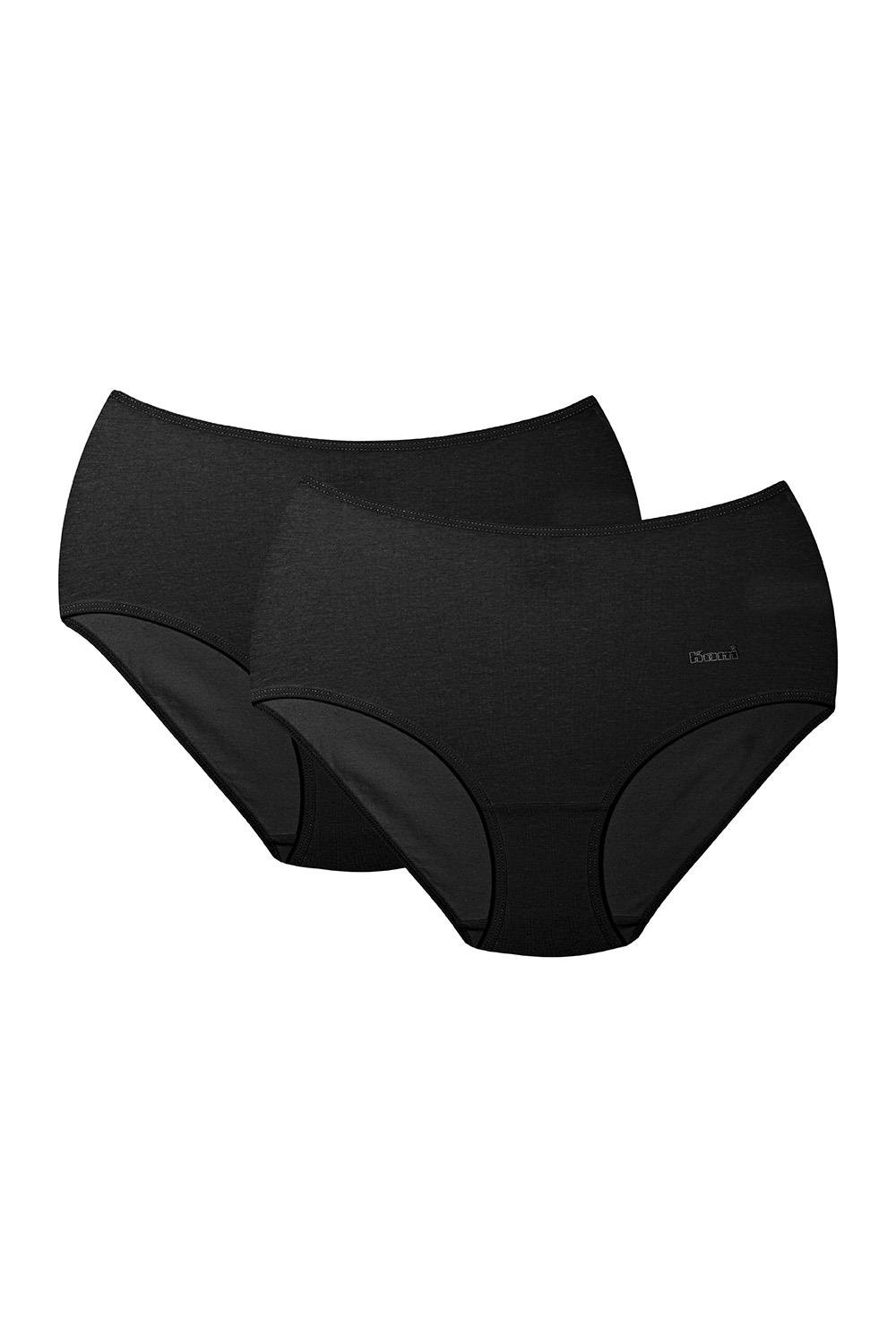 Basic Maxi Yüksek Bel 2 Li Pamuk Slip - Siyah