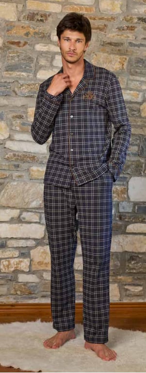 Erkek Ekose Pijama Takım