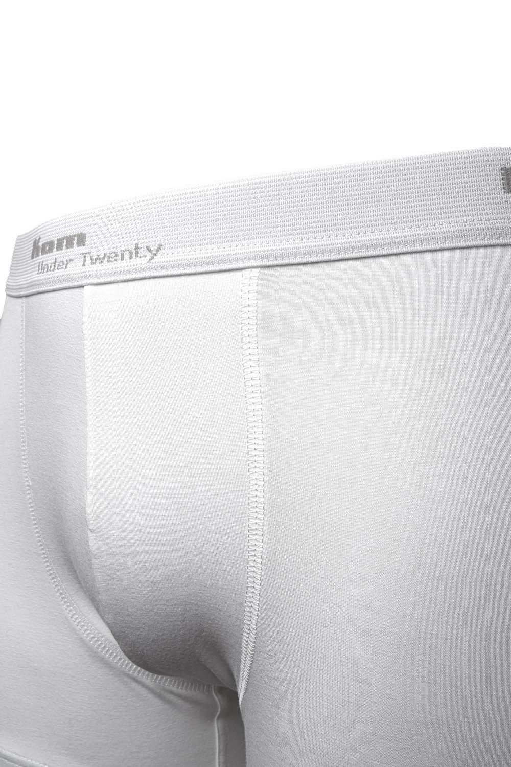 Tight Pamuklu 2 li Erkek Boxer - Beyaz