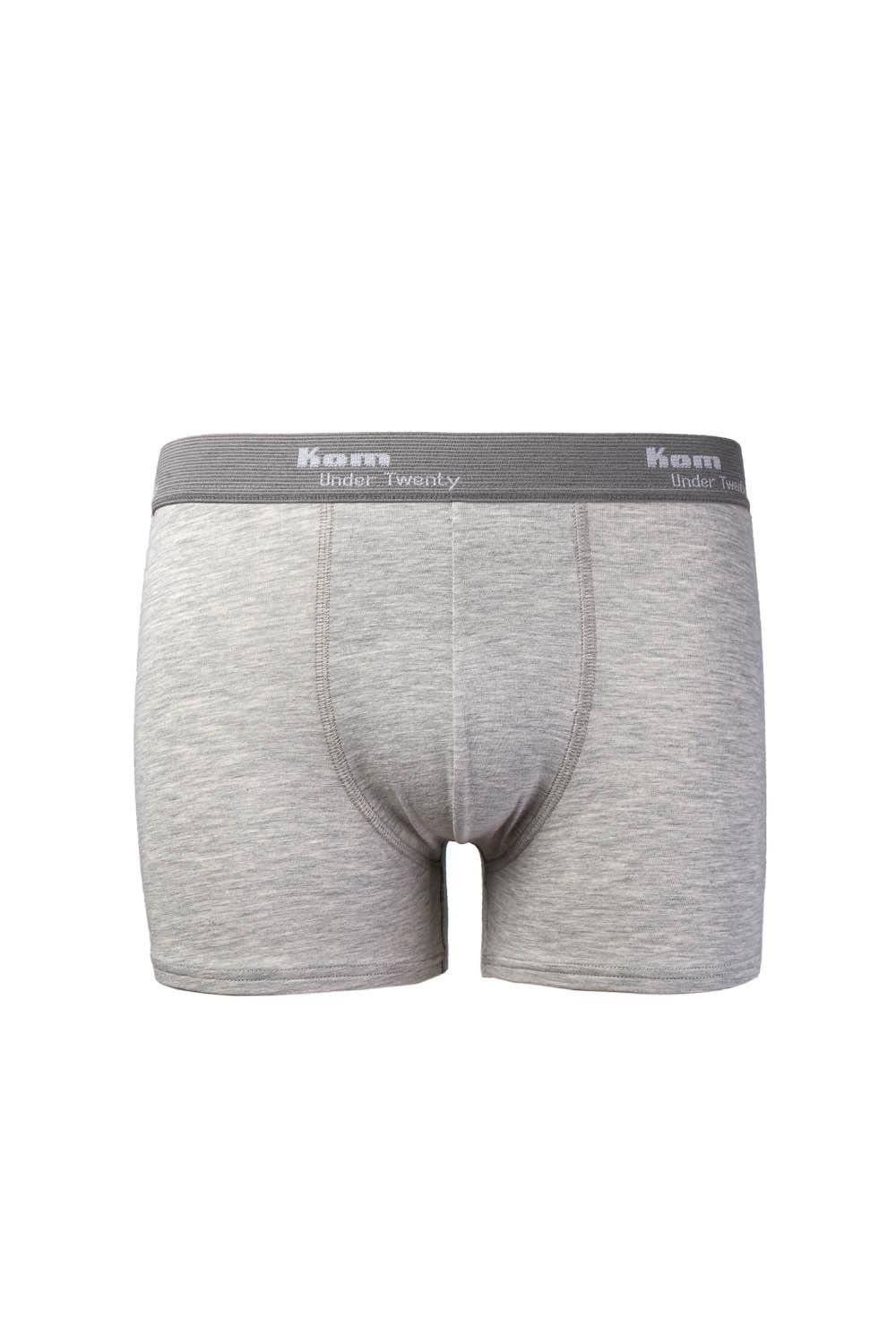 Tight Pamuklu 2 li Erkek Boxer - Gri