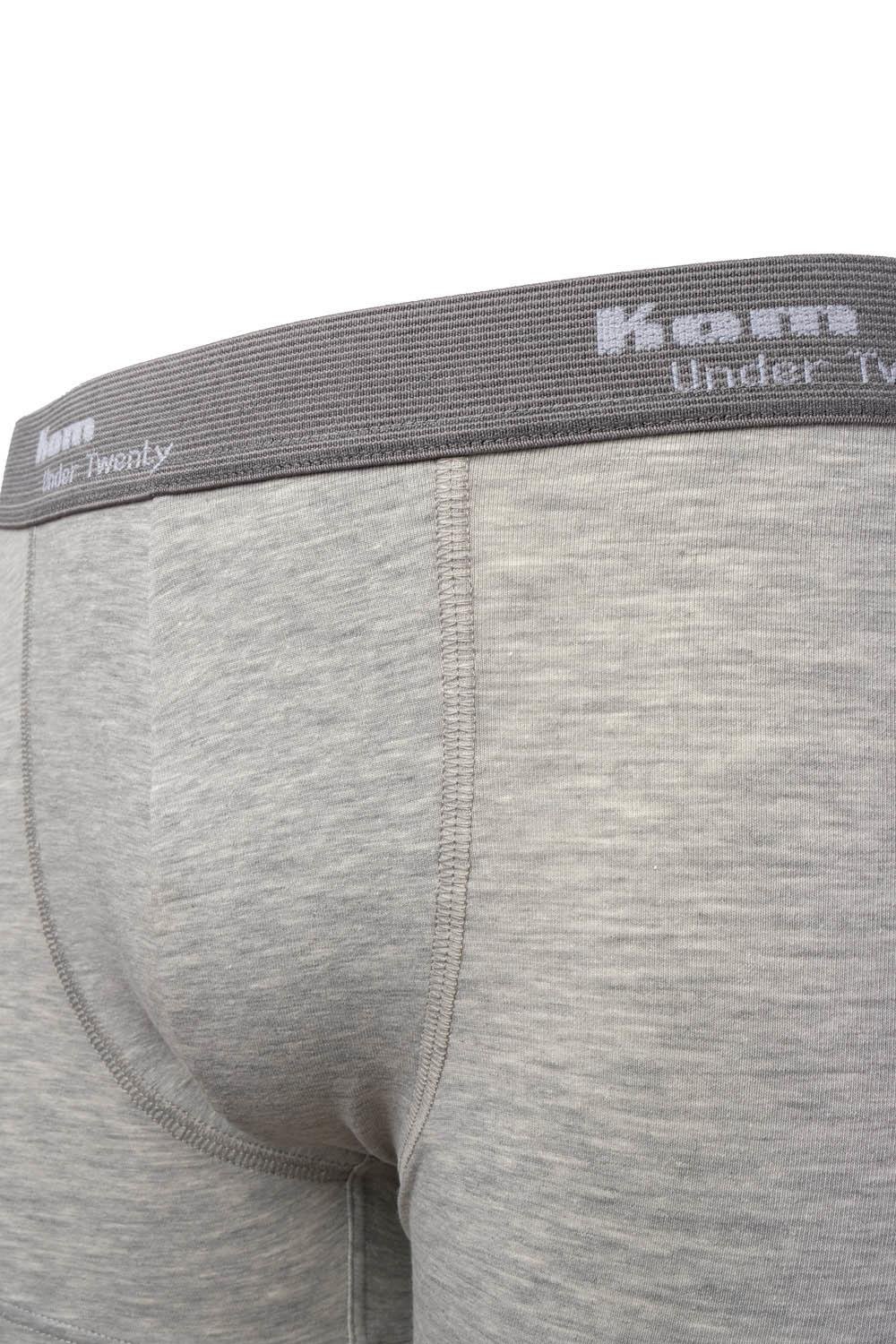 Tight Pamuklu 2 li Erkek Boxer - Gri