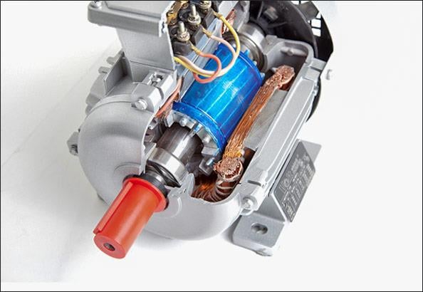 7,5 kW 3000 d/d 132 Gövde 3 Fazlı AC Elektrik Motoru