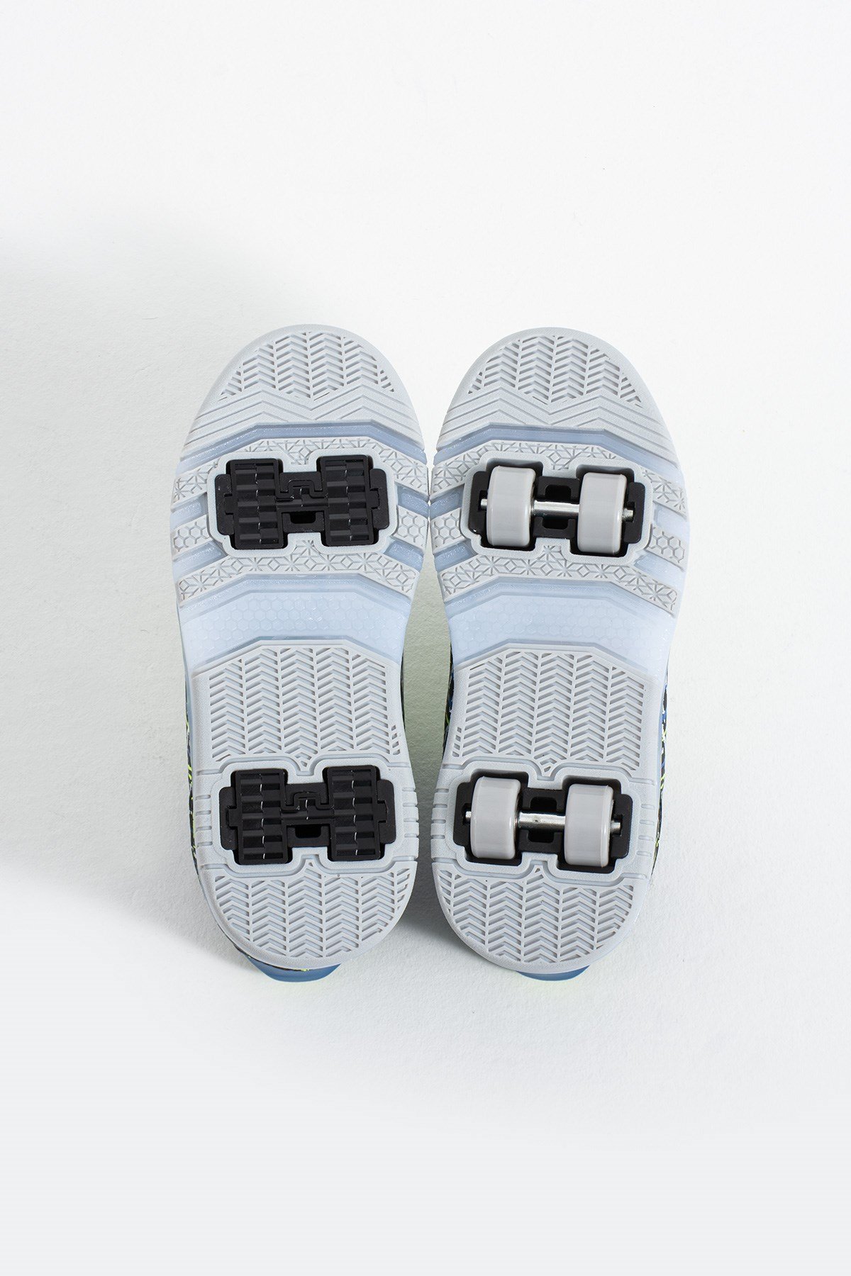 Çocuk Patenli Işıklı Spor Ayakkabı 4 Tekerlekli Çıkarılabilir Tekerlekli Sneaker