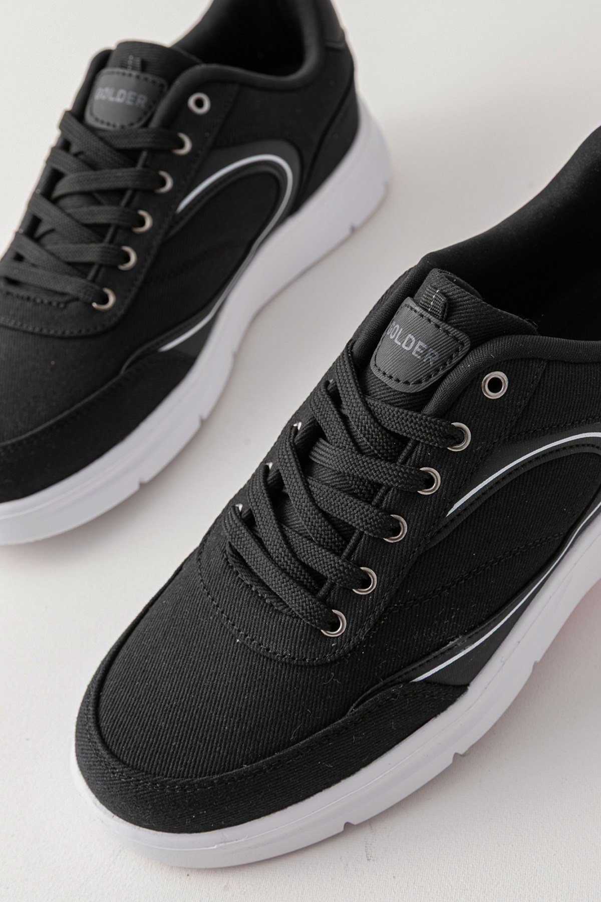 Erkek Spor Ayakkabı Siyah Ultra Hafif Nefes Alan Rahat Günlük Sneaker