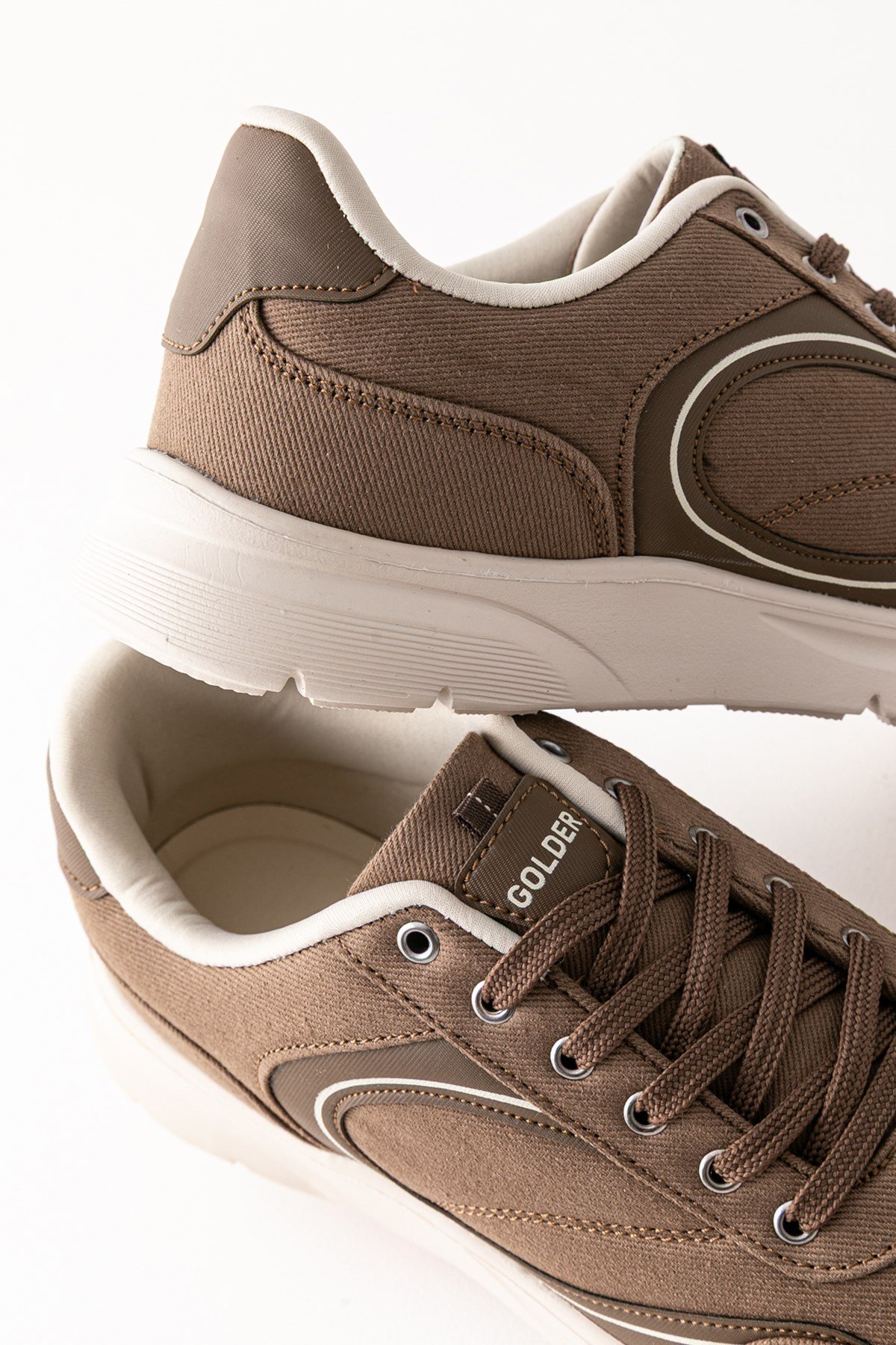 Erkek Spor Ayakkabı Vizon Ultra Hafif Nefes Alan Rahat Günlük Sneaker