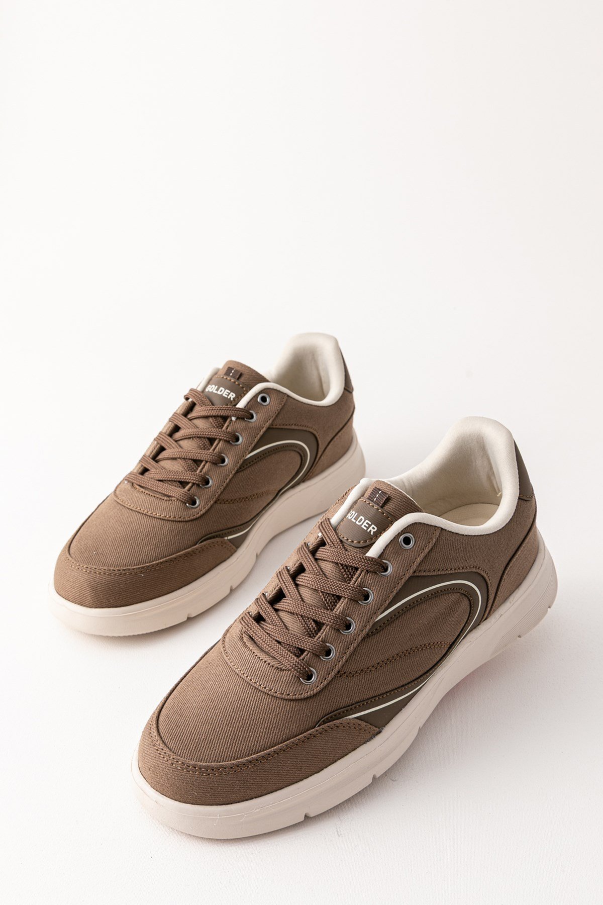 Erkek Spor Ayakkabı Vizon Ultra Hafif Nefes Alan Rahat Günlük Sneaker