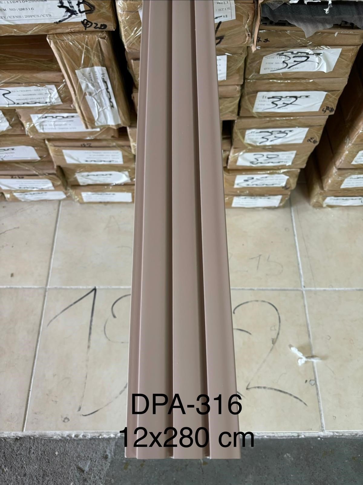 A-316 POLİMER LAMBRİ 12*280 CM