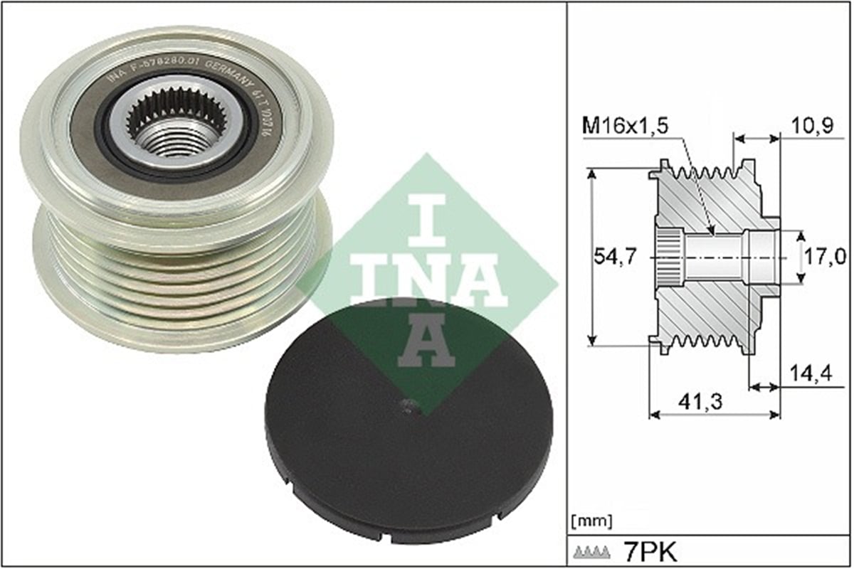 FIAT UCATO III-IV DAILY V-VI 2007 SONRASI ALTERNATÖR KASNAGI 5802407298