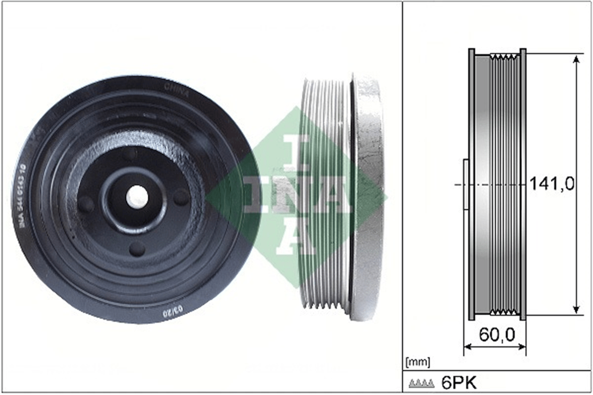 FORD CONNECT 2002 SONRASI KRANK KASNAGI 1S4Q 6B319 AF