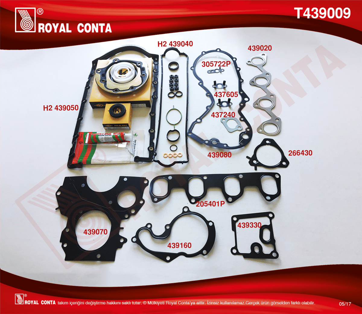 FORD ROYAL R T439009 TAKIM CONTA ÜST 02-13