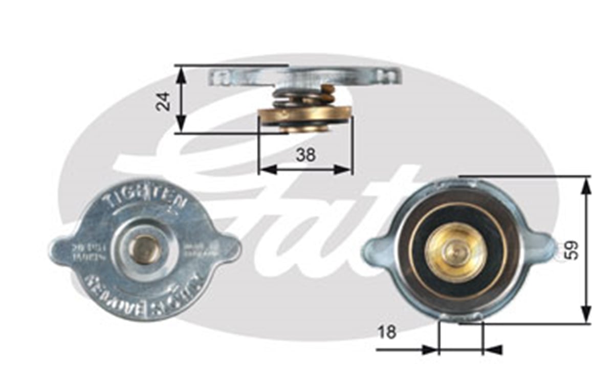 MERCEDES 903 RADYATÖR YEDEK SU DEPO KAPAGI A0005016215