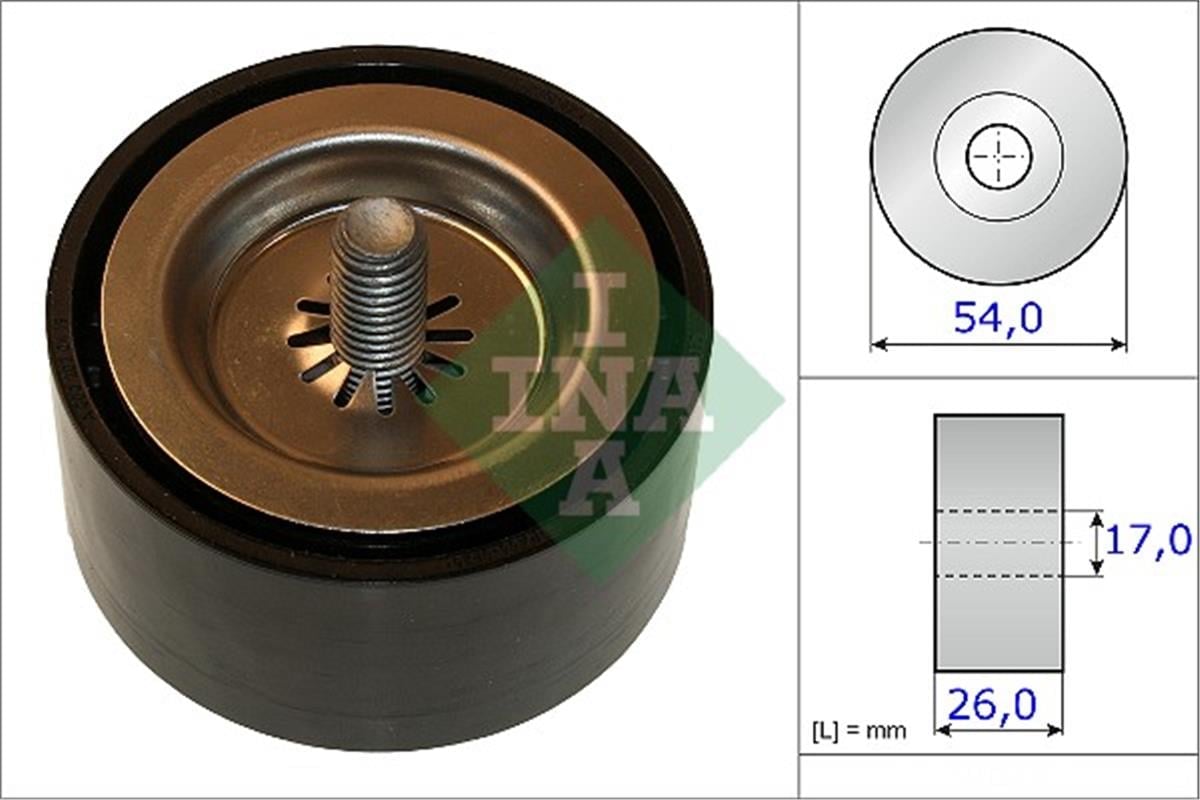 MERCEDES INA INA 532 0672 10 V KAYIS GERGI RULMANI 09- W212-207-906- 639  M651