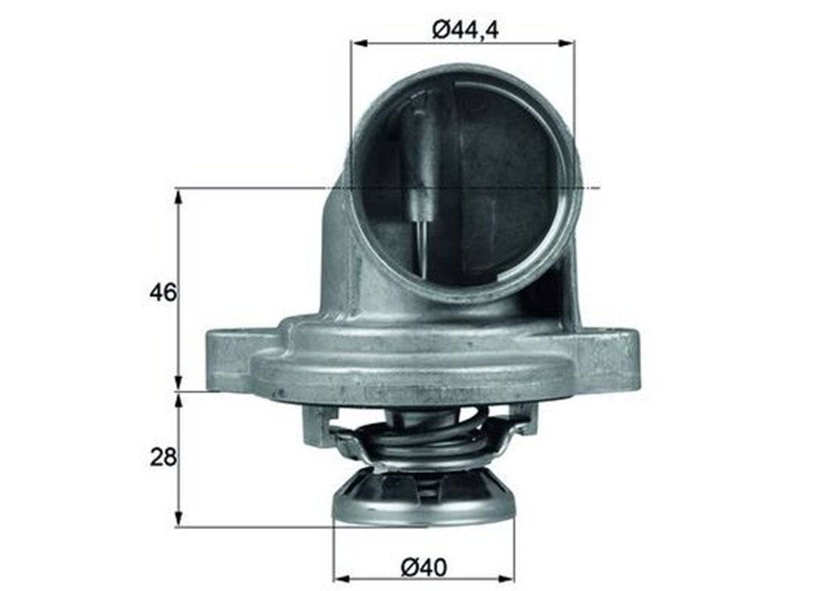 MERCEDES V-CLASS 638 124-201 1990-2000 TERMOSTAT A6012030075