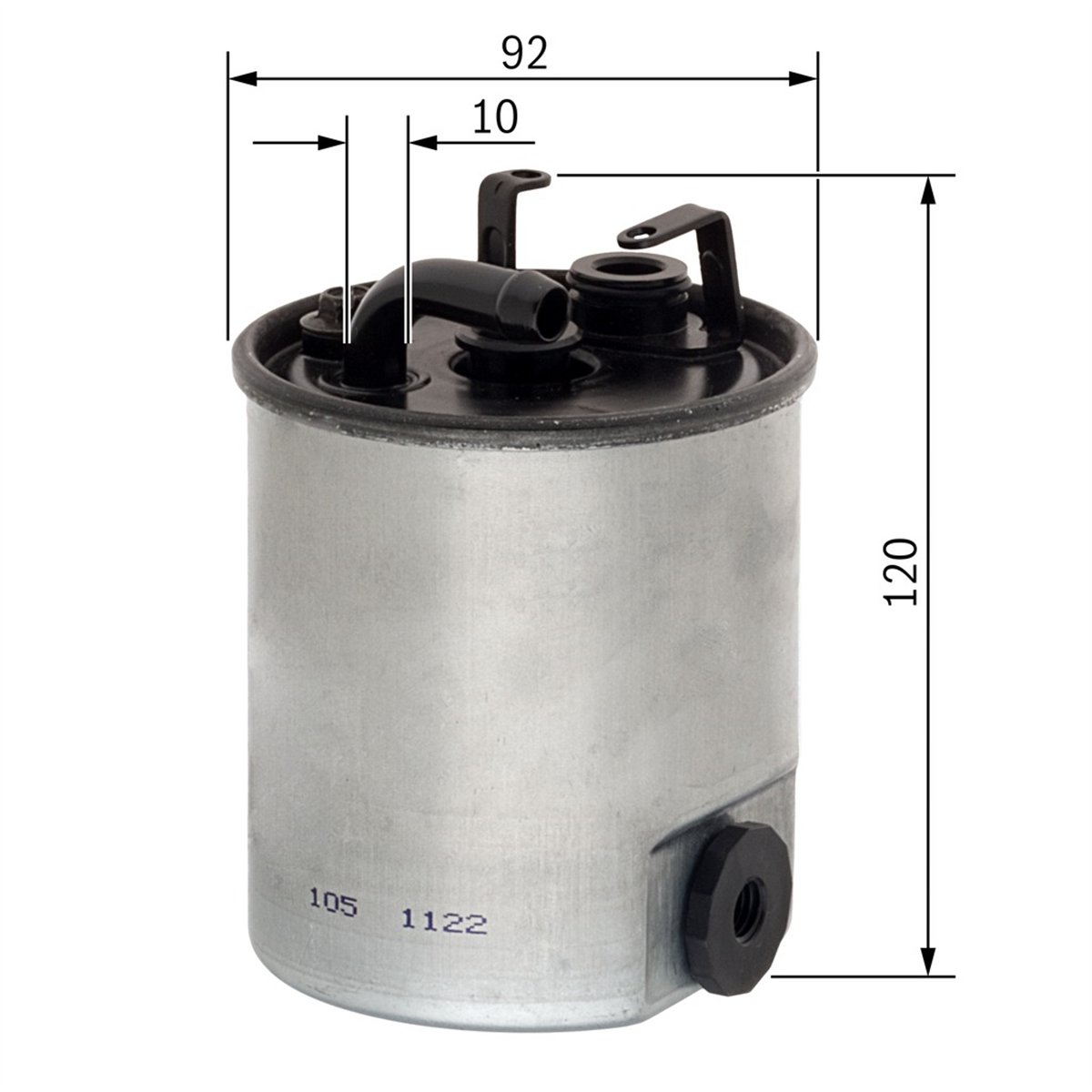 MERCEDES W124-201 SPRT 208-308-312 YAKIT FILTRESI A6010901452