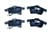 OPEL ASTRA H COMBO C ZAFIRA B MERIVA B 2004 SONRASI FREN BALATASI ÖN 1605998