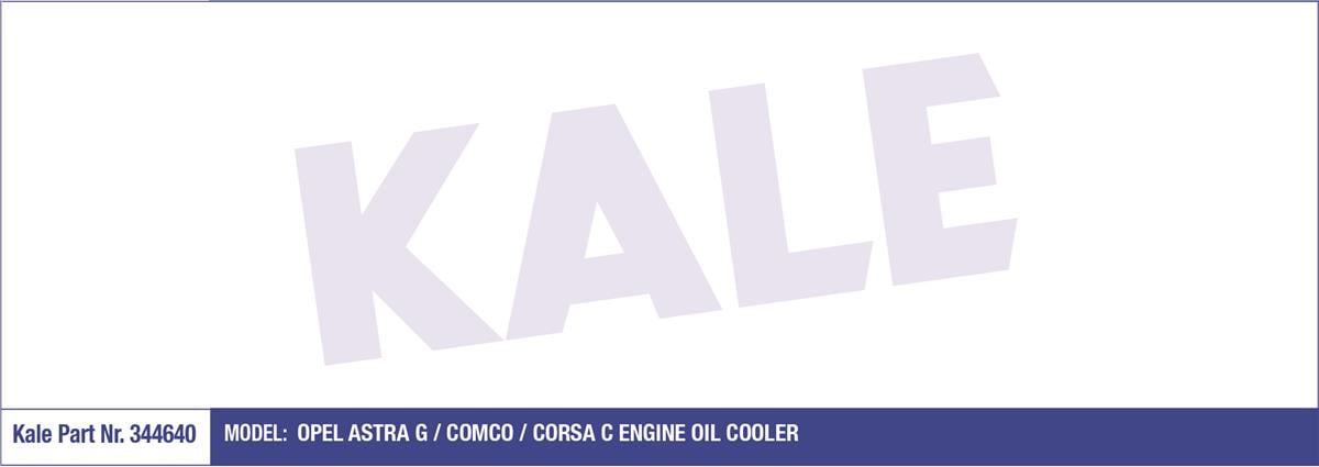 OPEL KALE KAL 344640 YAG SOGUTUCUSU 98-04