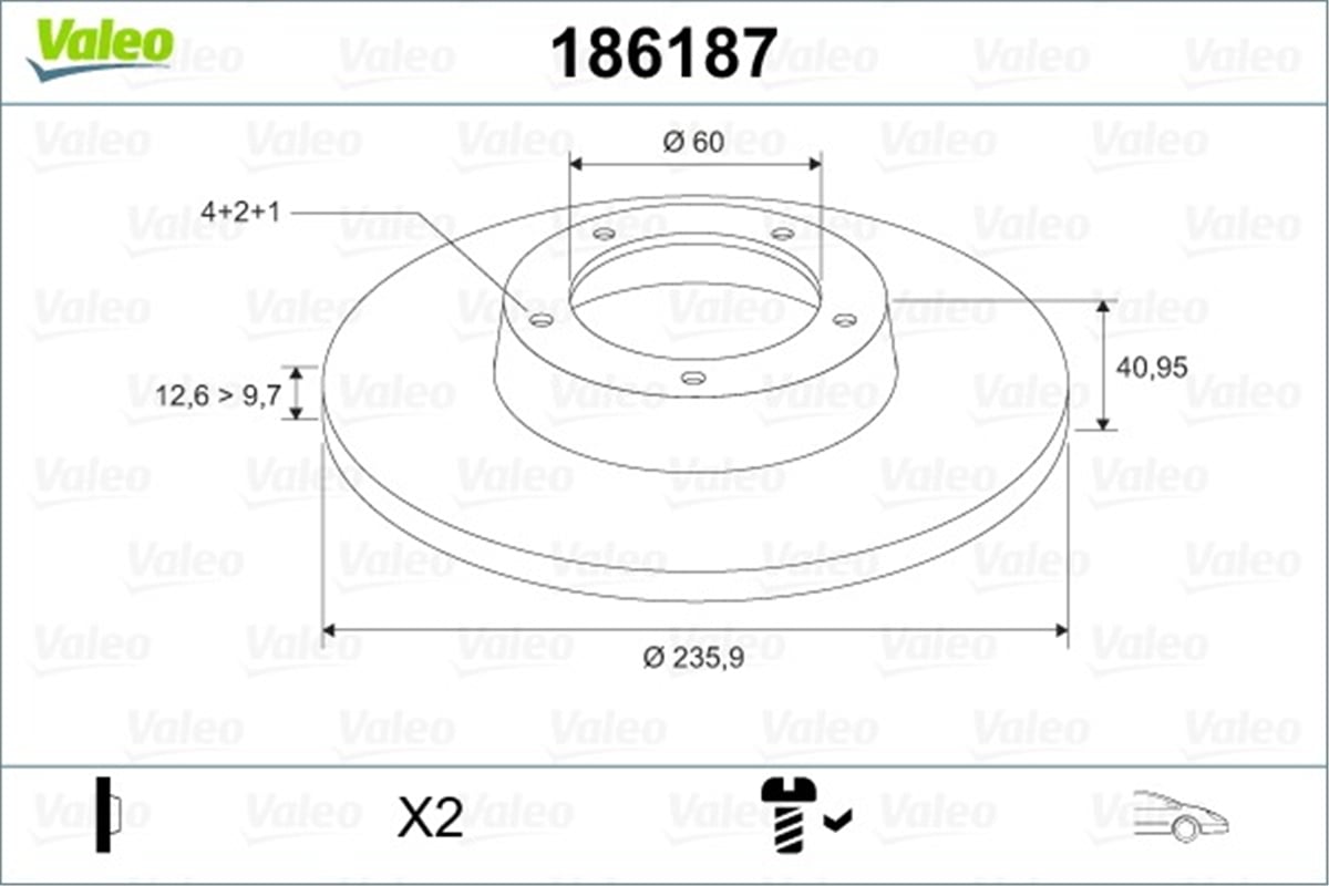 OPEL VECTRA A ASTRA F CORSA B FREN DISKI ÖN 569030