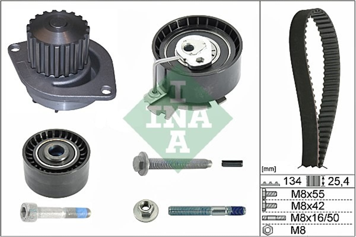 PEUGEOT 206/206+/207/208/301/307/308/C4 2002 SONRASI TRIGER SETI+DEVIRDAIM 1610793480 / 1643639680
