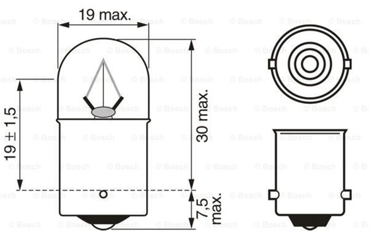 UNI BOSCH BCH 1987302704 AMPÜL 97-00