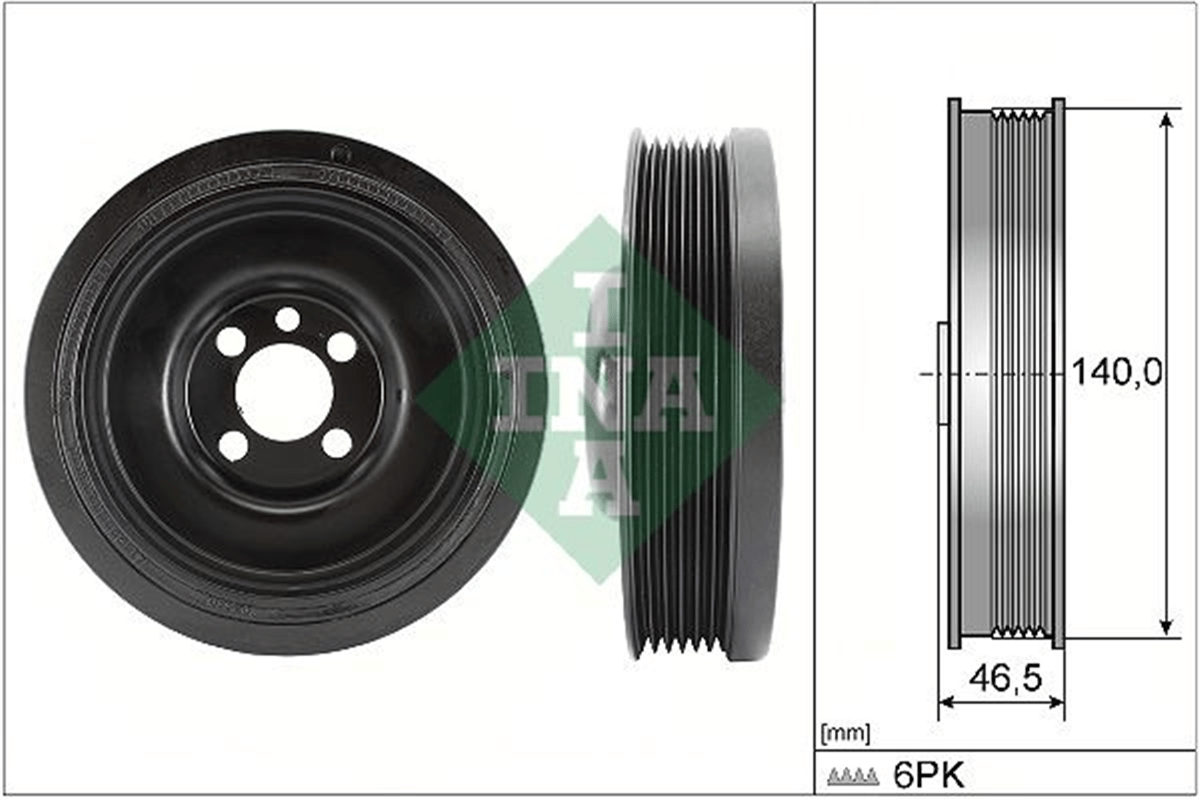 VOLKSWAGEN CADDY-T5,5-AMAROK-GOLF6-JETTA 2010 SONRASI KRANK KASNAGI 038105243M